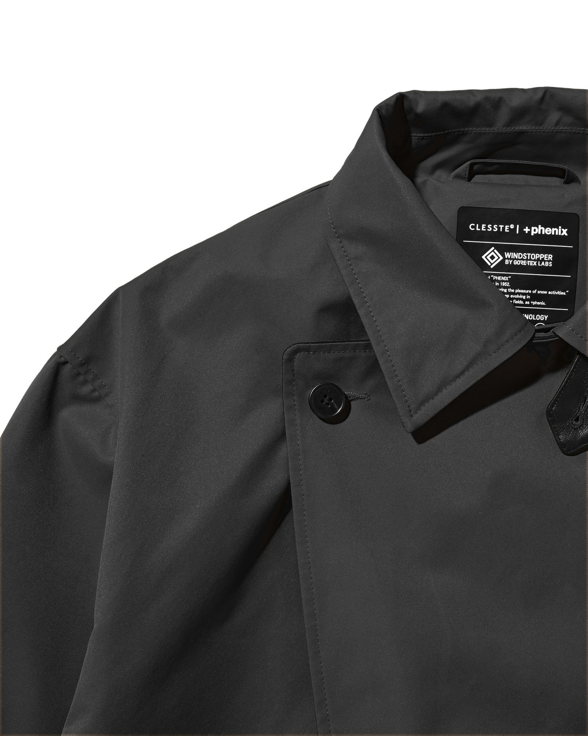 【10.24 SAT 20:00- IN STOCK】 +phenix WINDSTOPPER® by GORE-TEX LABS TWILL CITY DOUBLE FLAP JACKET (SHADOW GRAY)