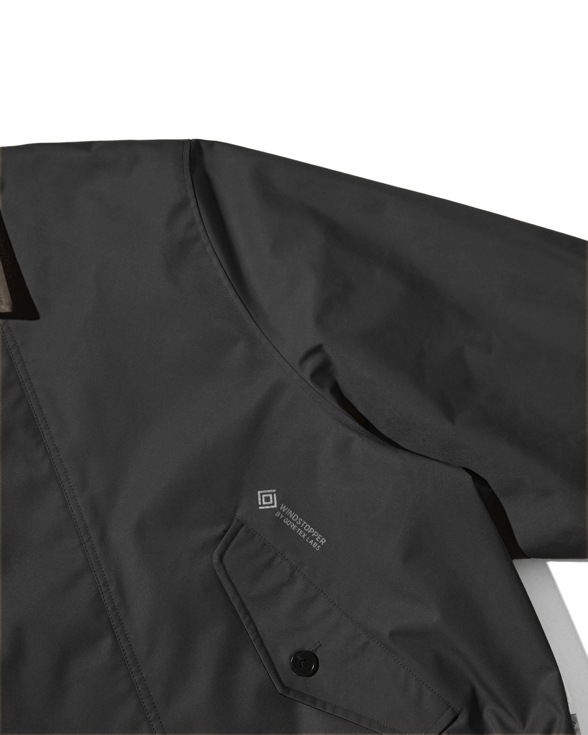 【10.24 SAT 20:00- IN STOCK】 +phenix WINDSTOPPER® by GORE-TEX LABS TWILL CITY DOUBLE FLAP JACKET (SHADOW GRAY)