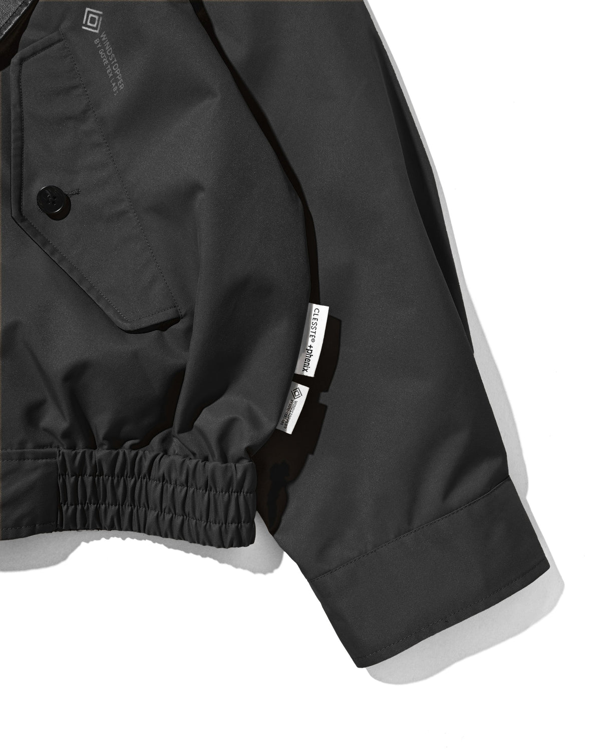 【10.24 SAT 20:00- IN STOCK】 +phenix WINDSTOPPER® by GORE-TEX LABS TWILL CITY DOUBLE FLAP JACKET (SHADOW GRAY)
