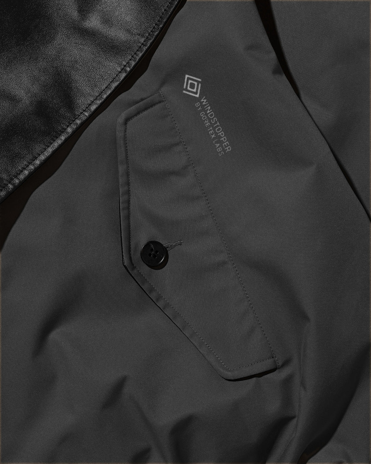 【10.24 SAT 20:00- IN STOCK】 +phenix WINDSTOPPER® by GORE-TEX LABS TWILL CITY DOUBLE FLAP JACKET (SHADOW GRAY)