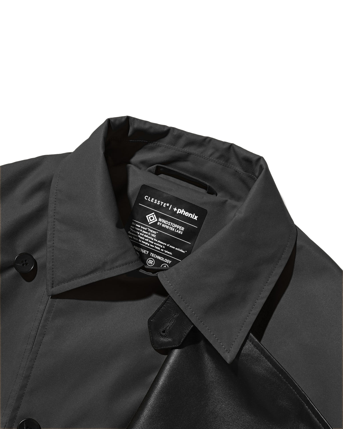 【10.24 SAT 20:00- IN STOCK】 +phenix WINDSTOPPER® by GORE-TEX LABS TWILL CITY DOUBLE FLAP JACKET (SHADOW GRAY)