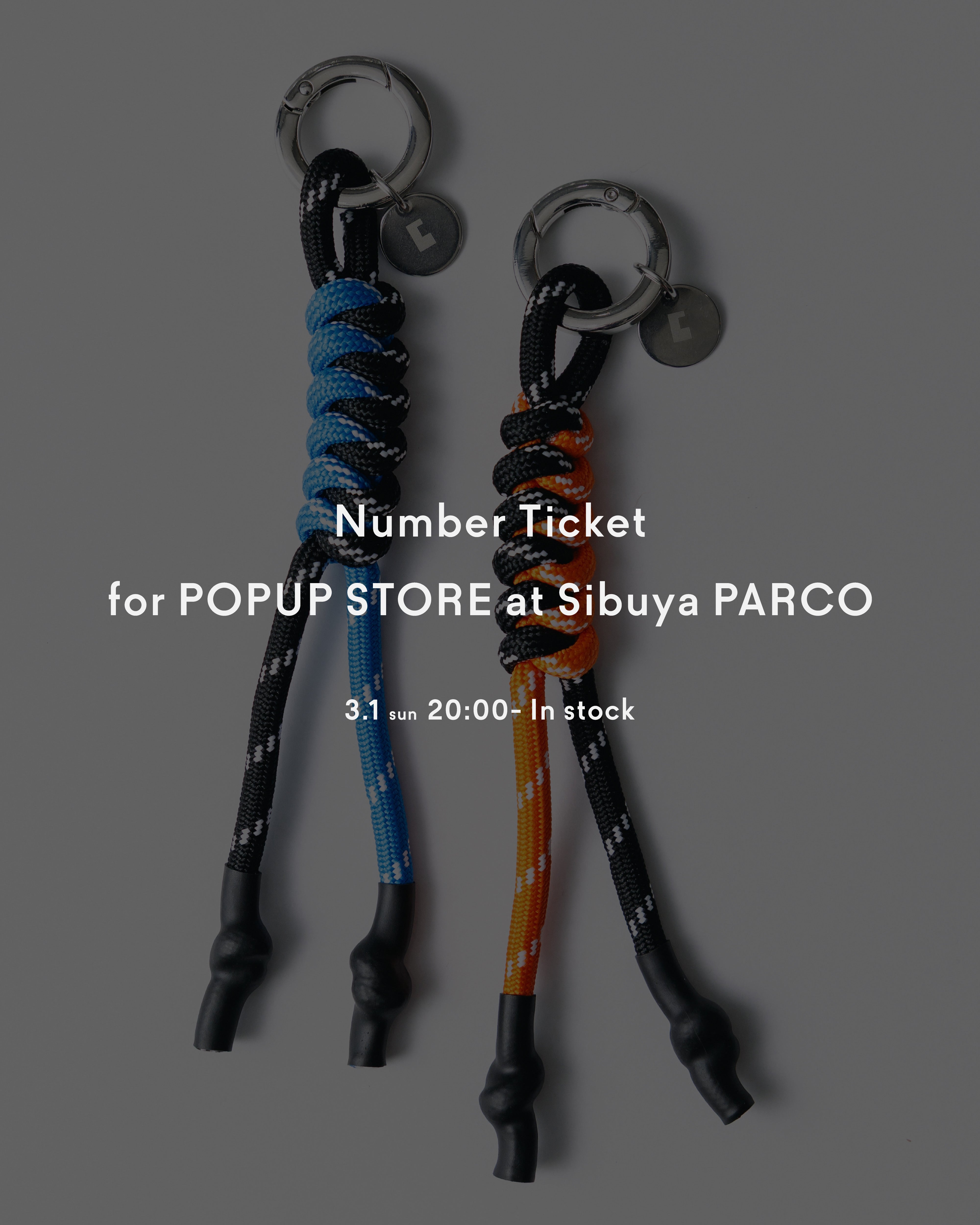 【3.1 SUN 20:00- IN STOCK】NUMBER TICKETS