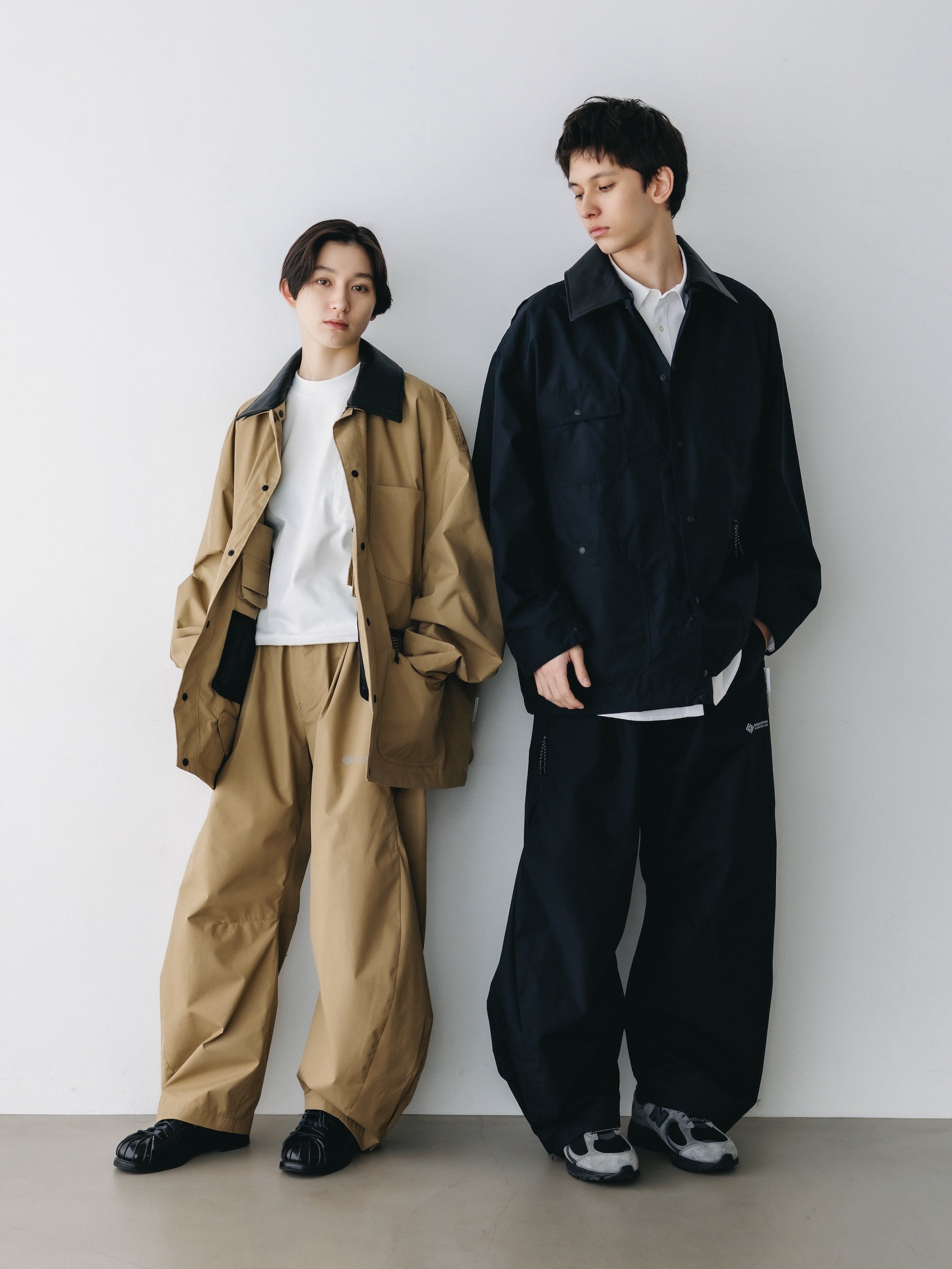 +phenix WINDSTOPPER® by GORE-TEX LABS CITY BARREL LEG PANTS (BLACK)