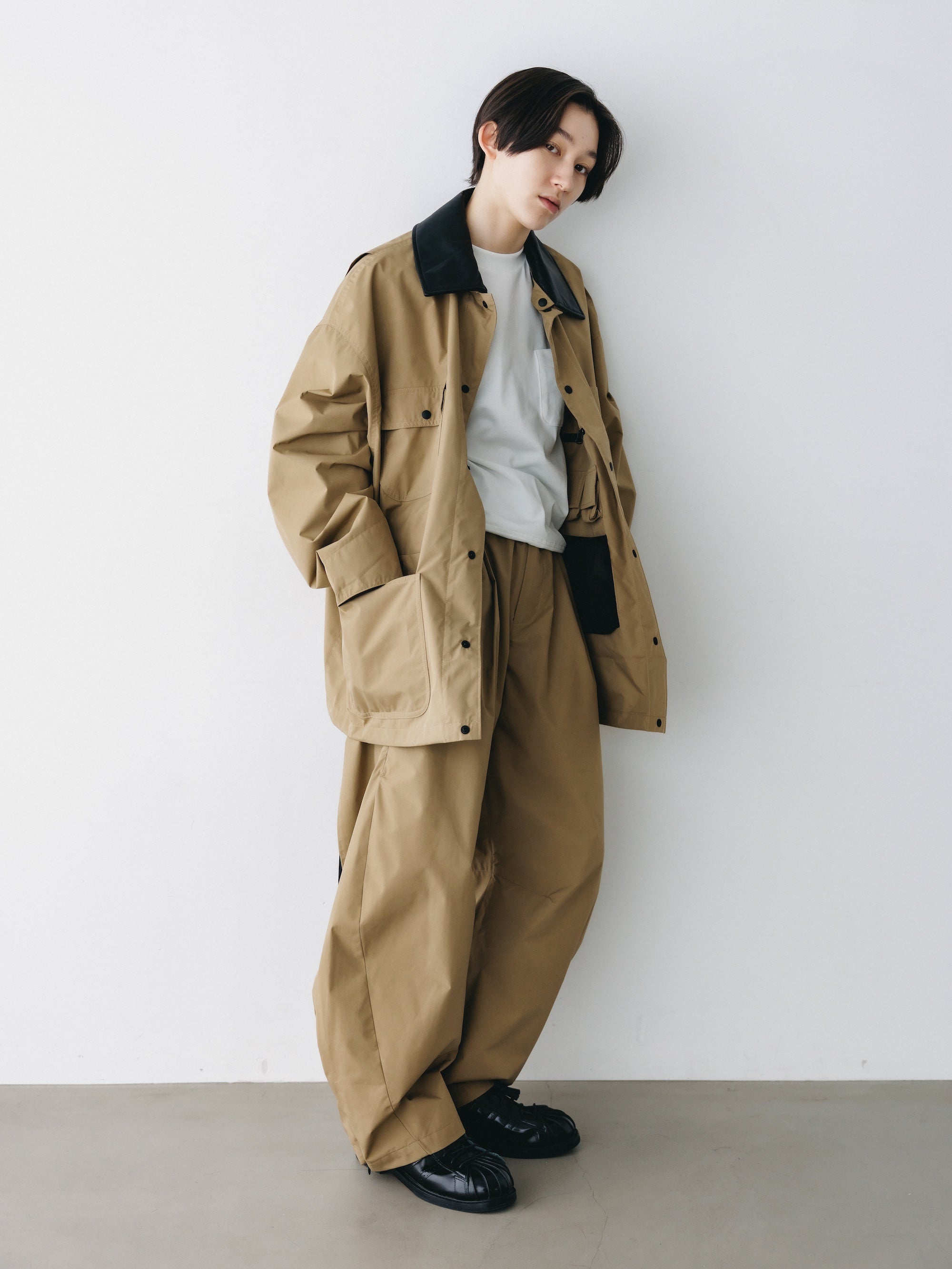 +phenix WINDSTOPPER® BY GORE-TEX LABS CITY STORAGE COVERALL JACKET (CAMEL BEIGE)