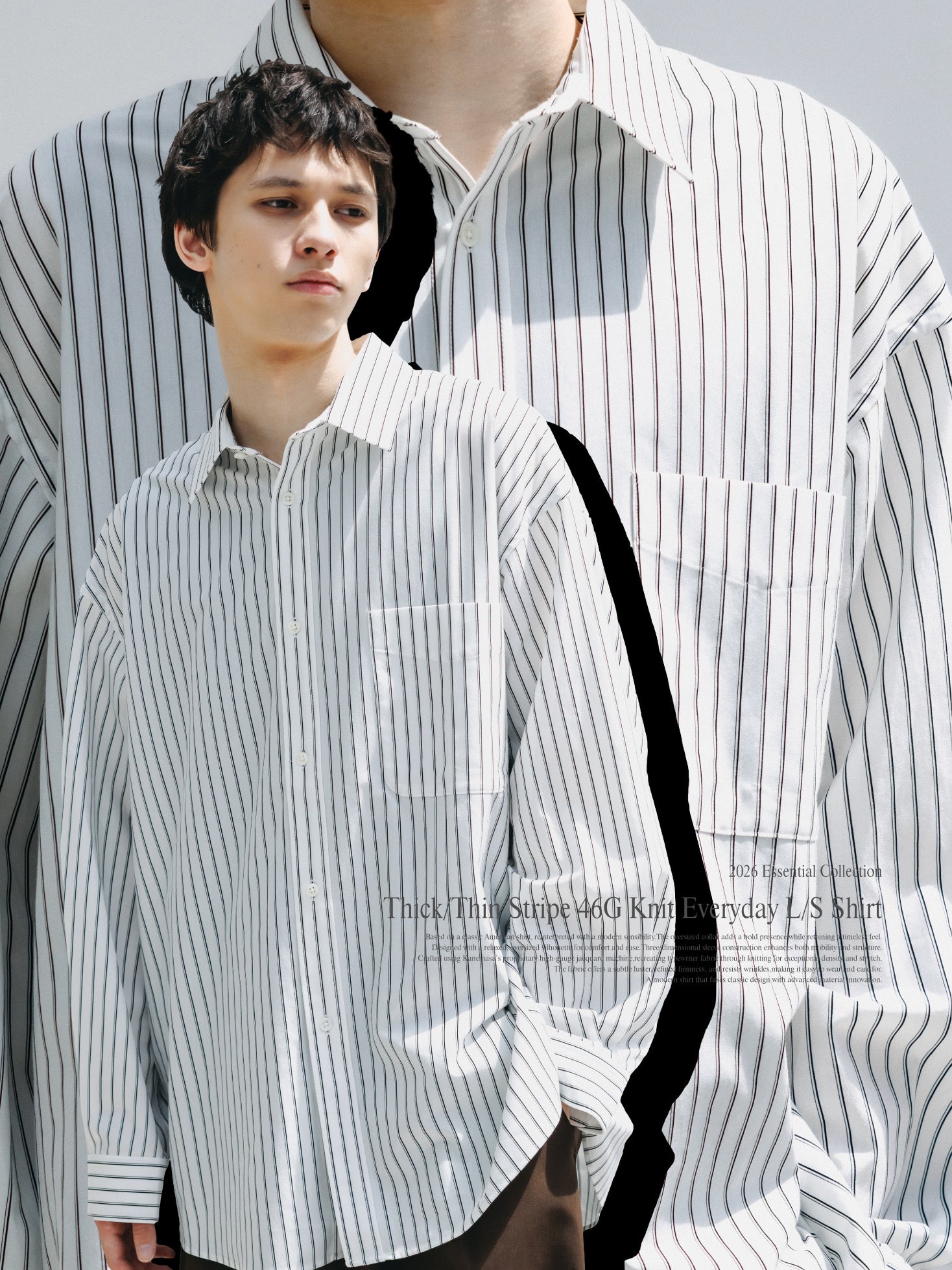 トップス CLESSTE Striped Massive Polo Shirt Striped Massive S/S Polo Shirt With Drawstrings - #clesste Color