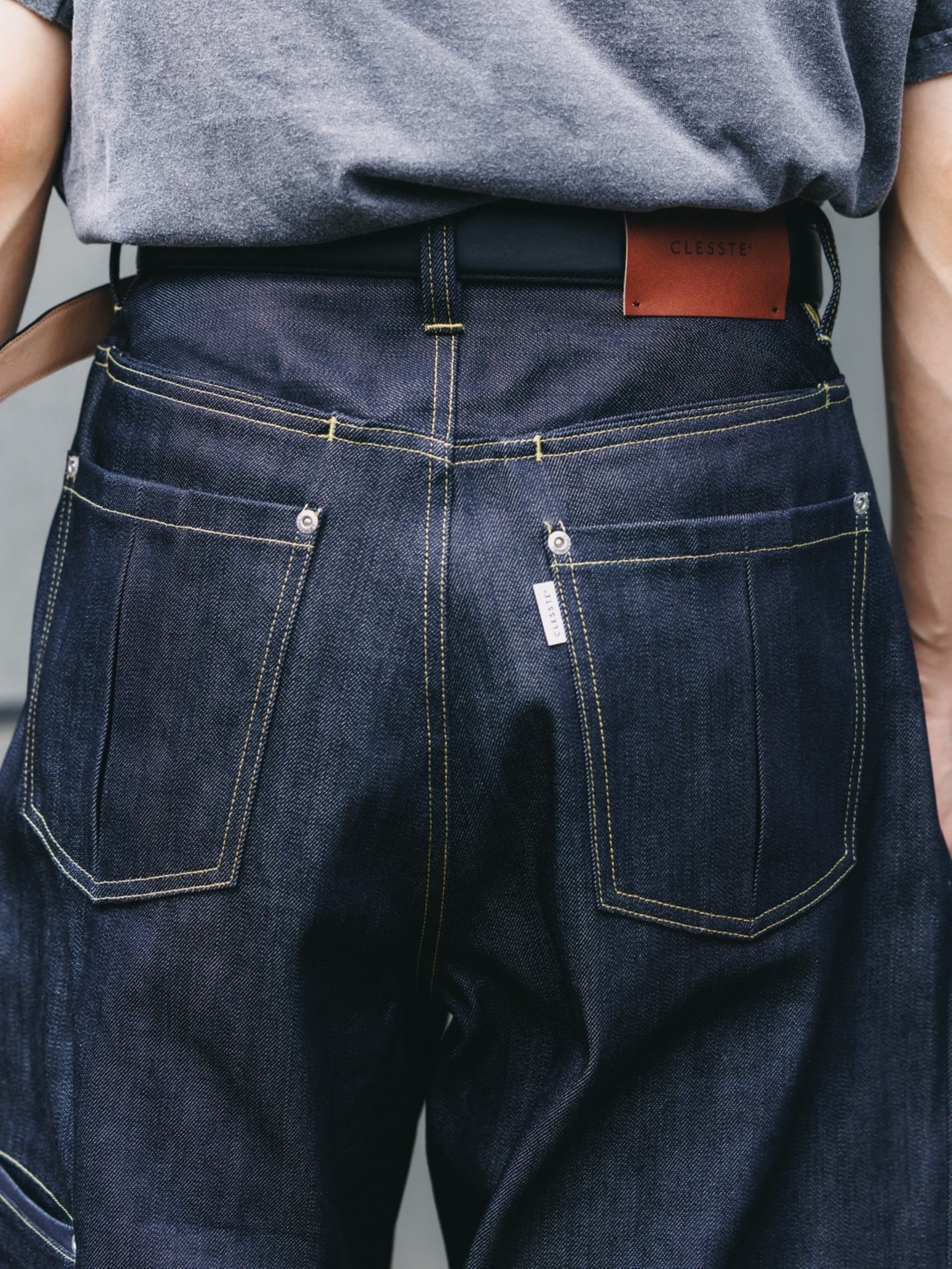 【8.19 WED 20:00- IN STOCK】RAW DENIM CITY WIDE STRAIGHT PANTS (RIGID INDIGO)