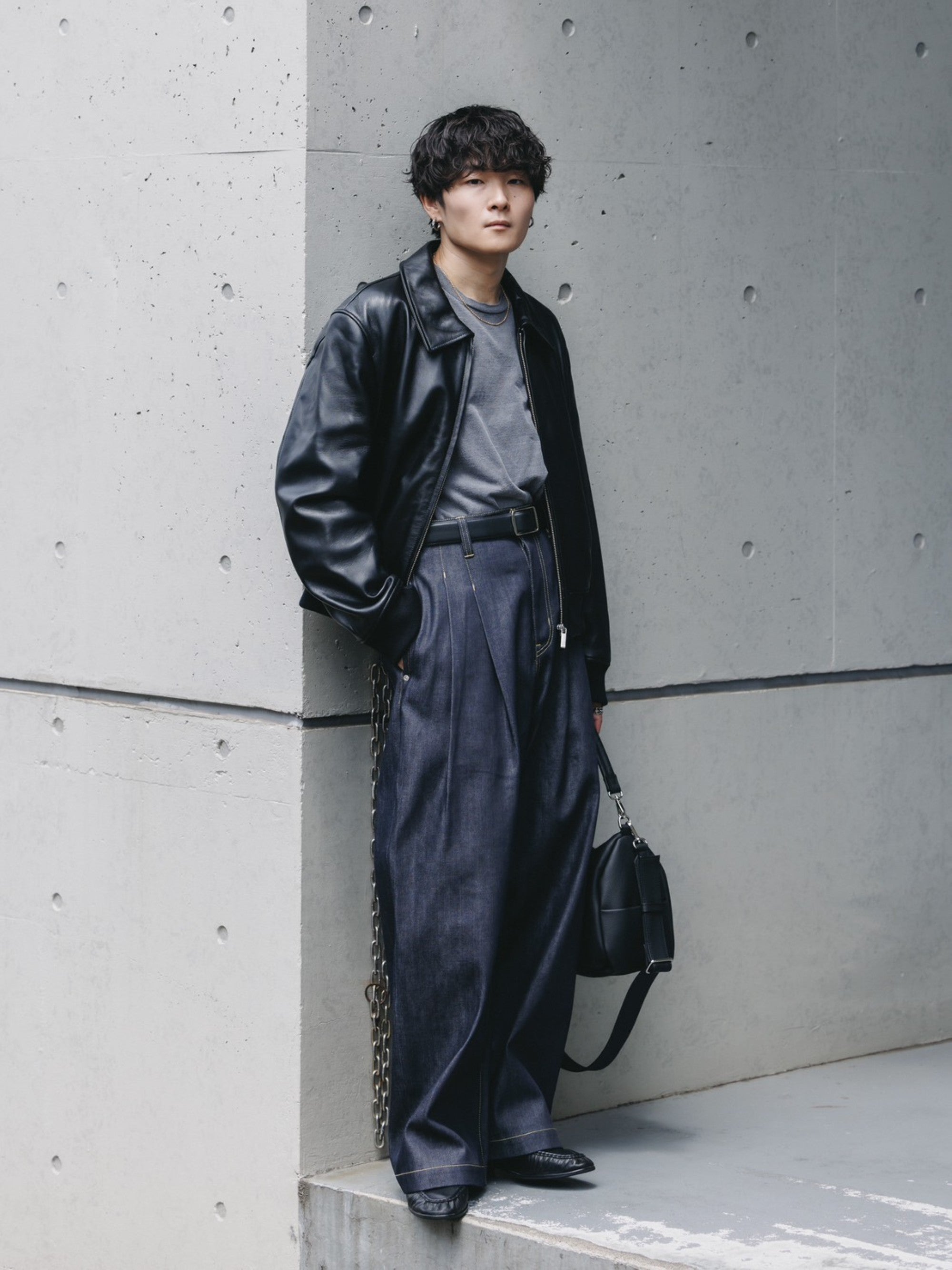 【8.19 WED 20:00- IN STOCK】HOLELESS ESSENTIAL LEATHER BELT (BLACK)