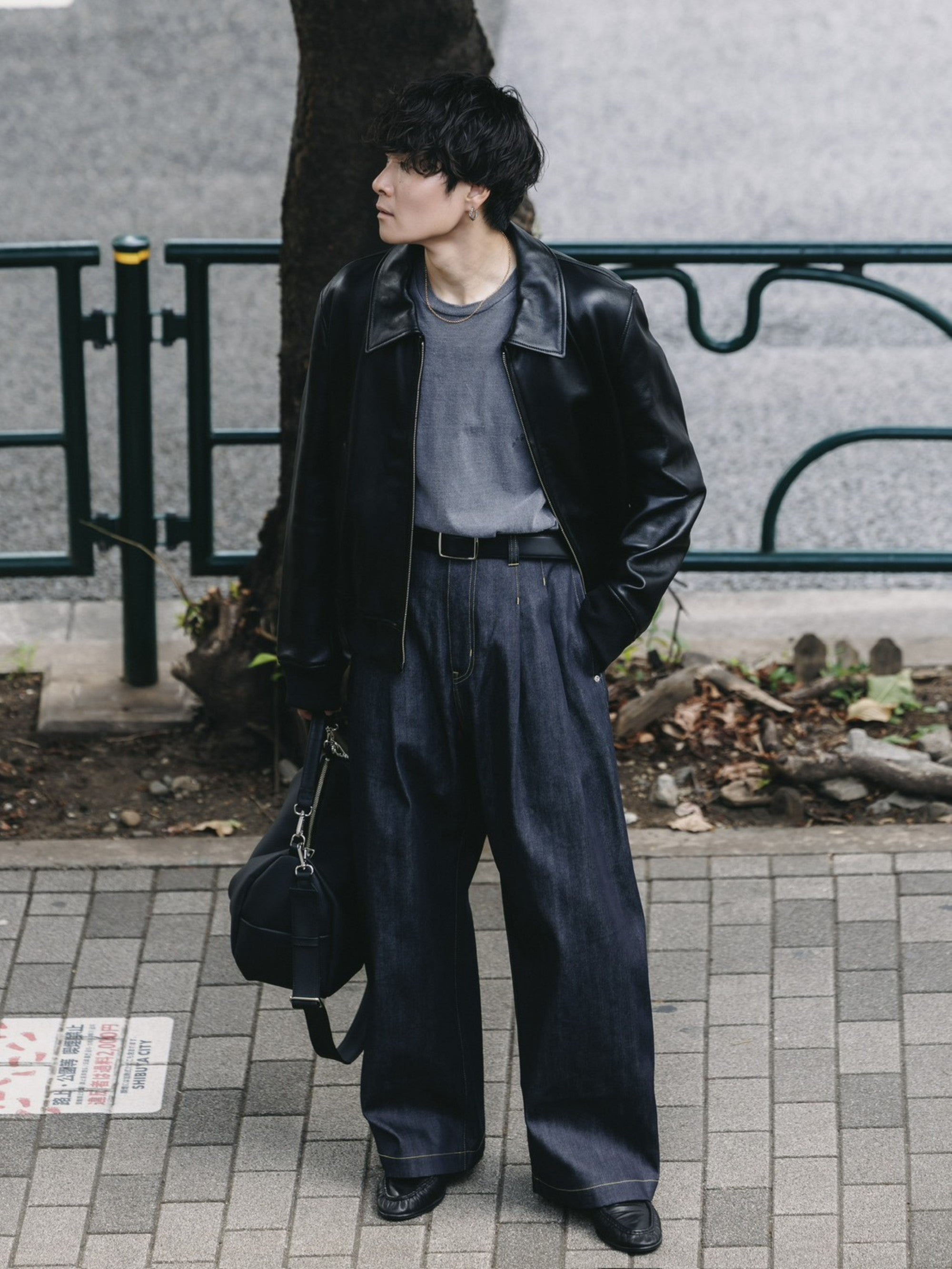 【8.19 WED 20:00- IN STOCK】RAW DENIM CITY WIDE STRAIGHT PANTS (RIGID INDIGO)