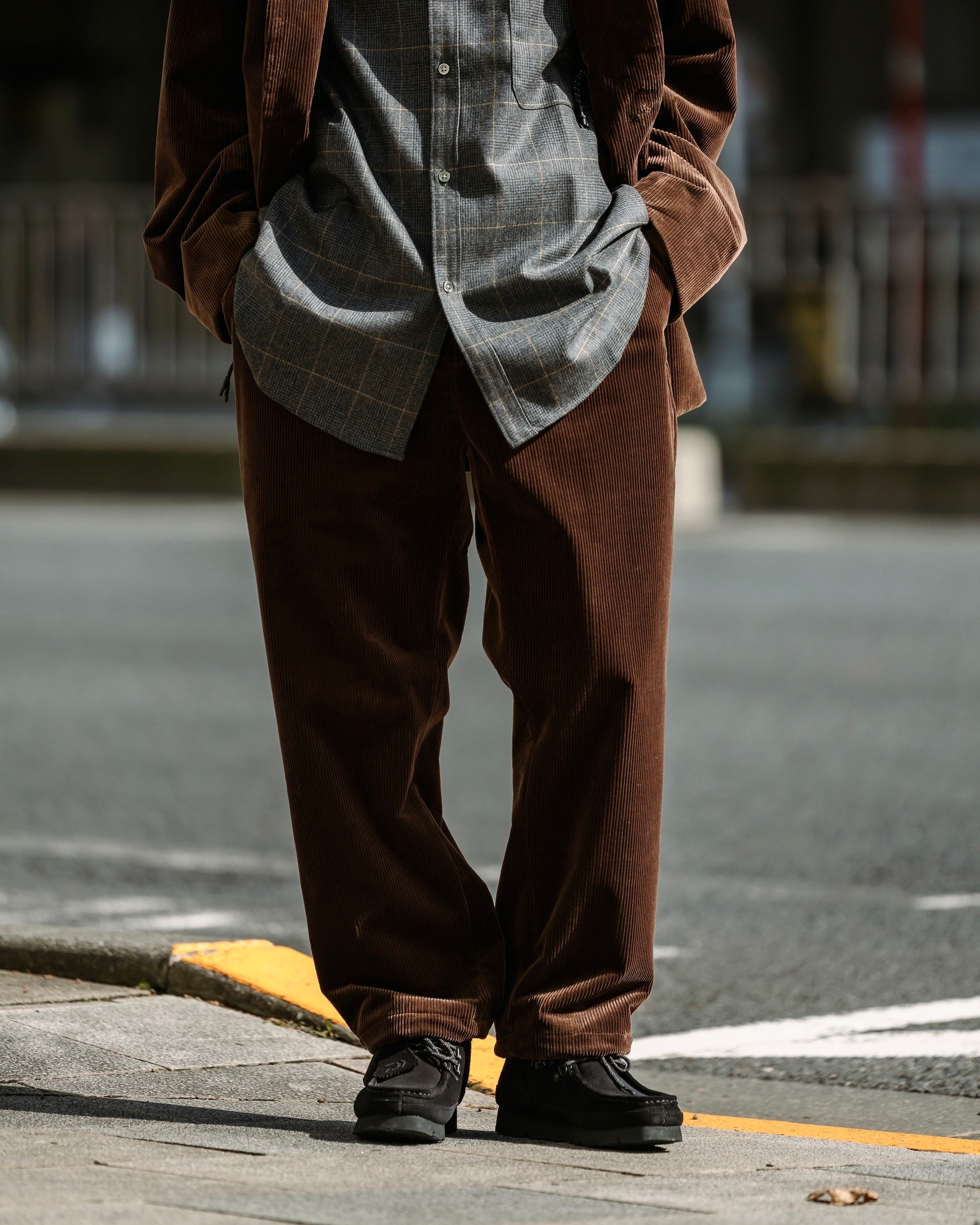 【10.14 MON 20:00- IN STOCK】WOOL CORDUROY ACTIVE CITY STORAGE TAPERED PANTS