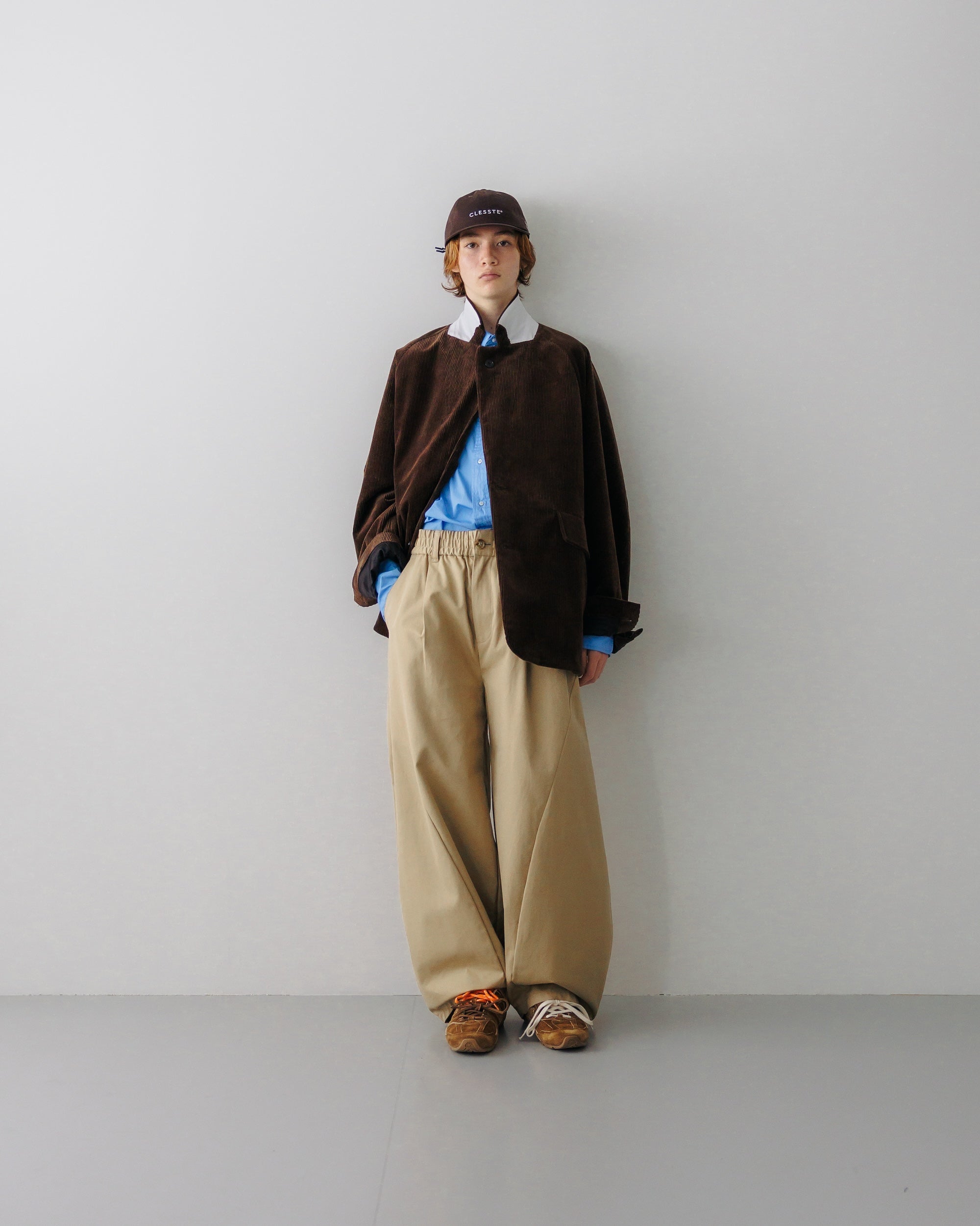 MASSIVE TWISTED PANTS - BEIGE / 1