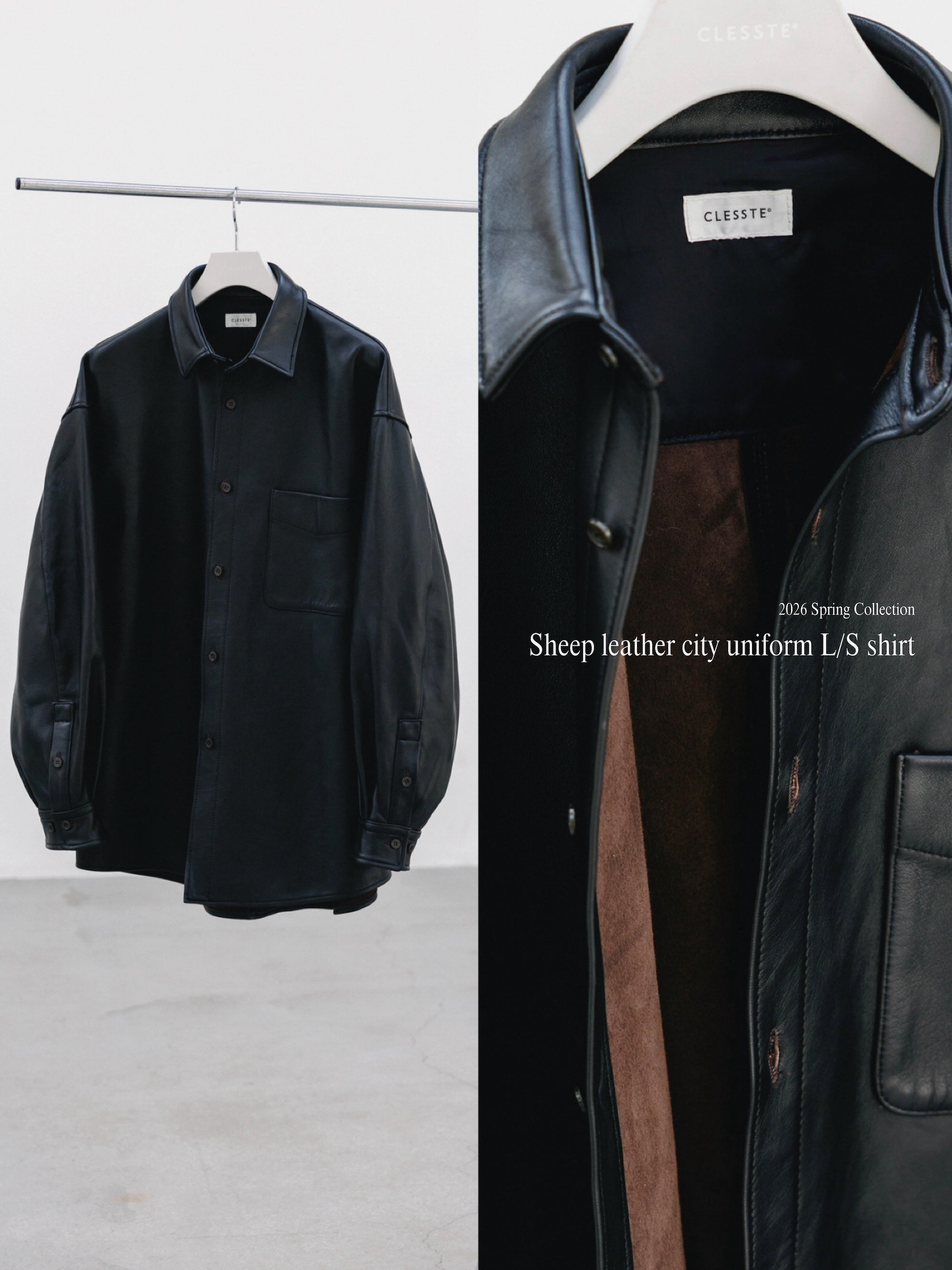 CLESSTE Leather City Military Half Pants IN STOCK