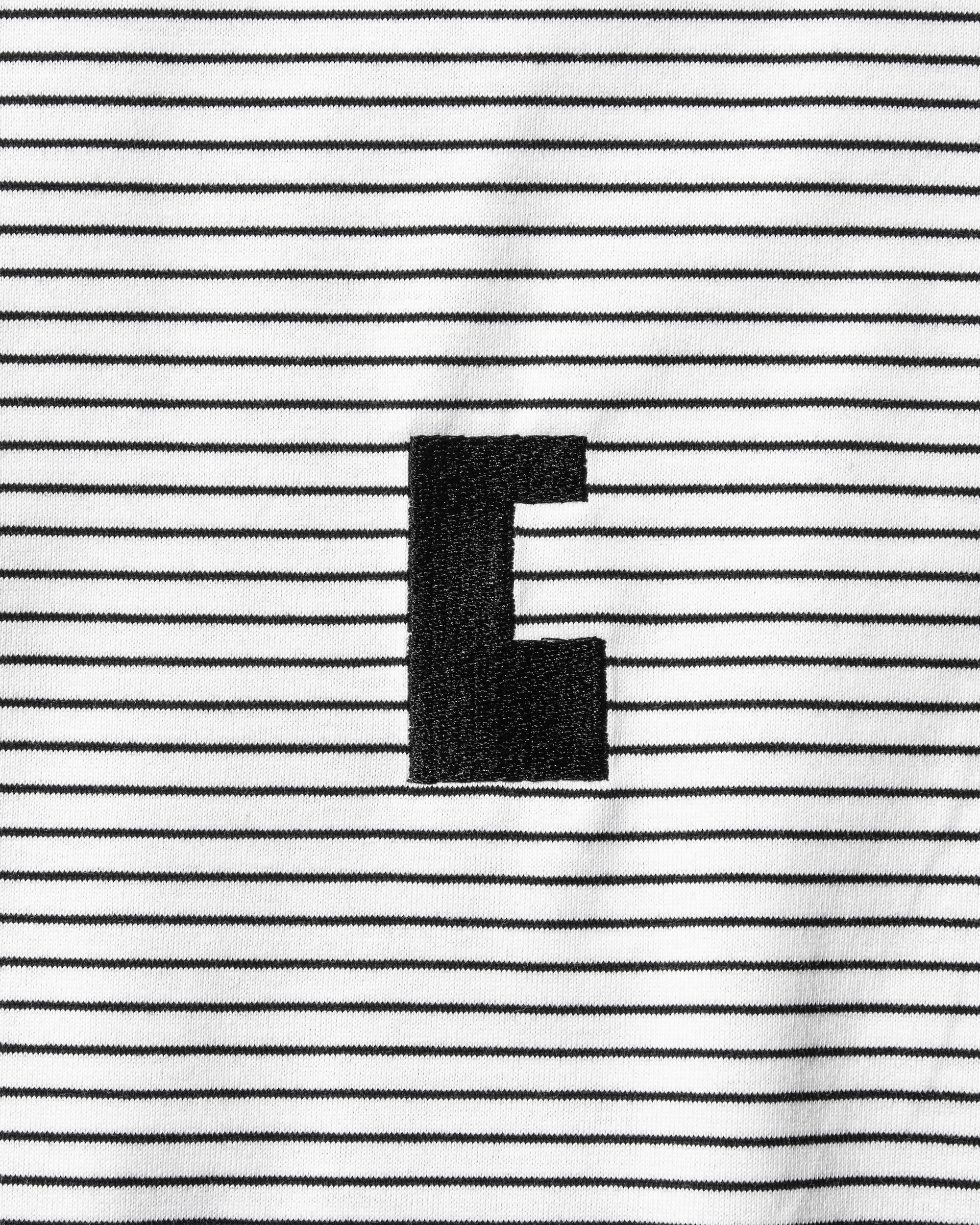 【9.8 SUN 20:00- IN STOCK】STRIPED MASSIVE L/S POLO SHIRT WITH DRAWSTRINGS FOR YES GOOD MARKET