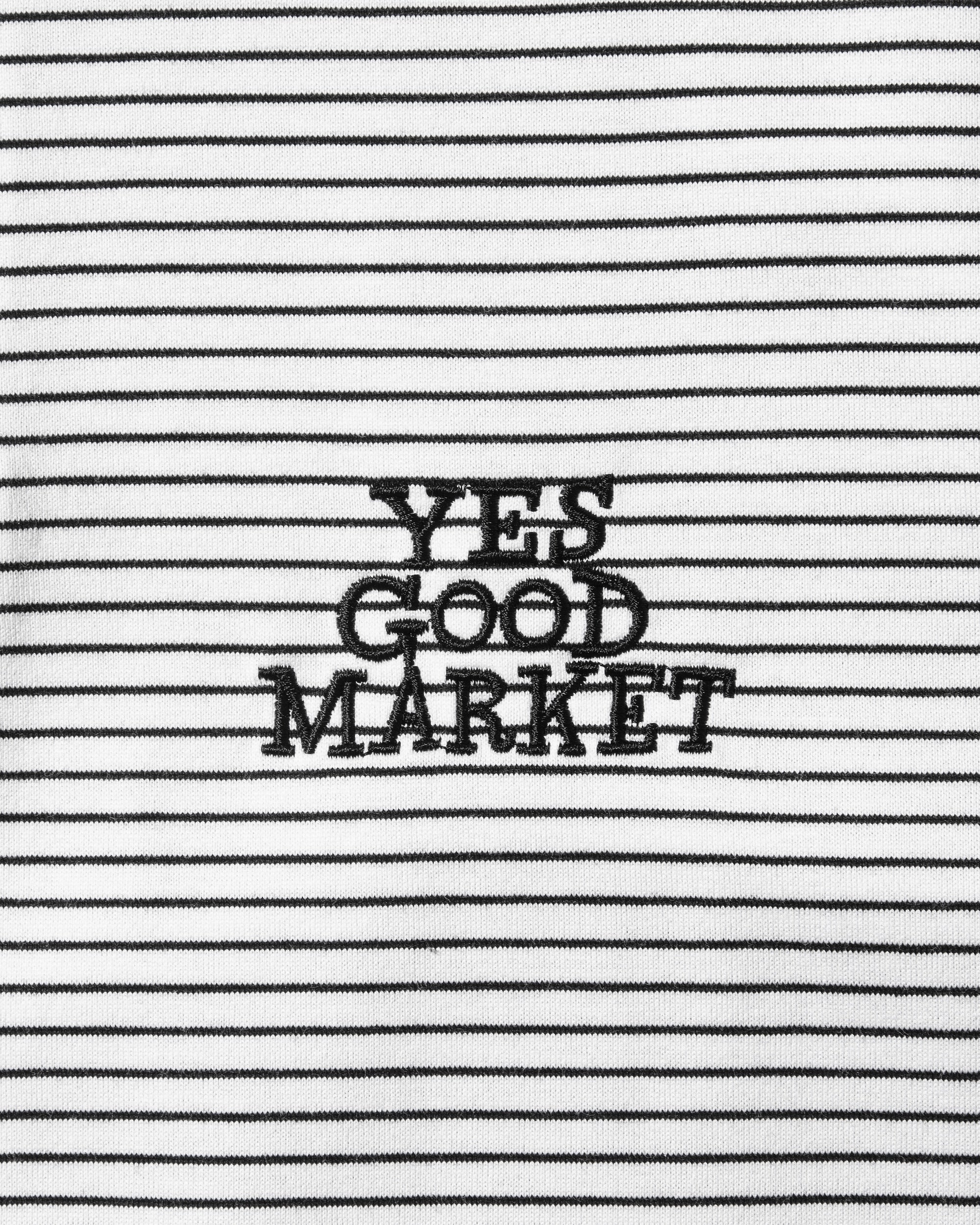 【9.8 SUN 20:00- IN STOCK】STRIPED MASSIVE L/S POLO SHIRT WITH DRAWSTRINGS FOR YES GOOD MARKET