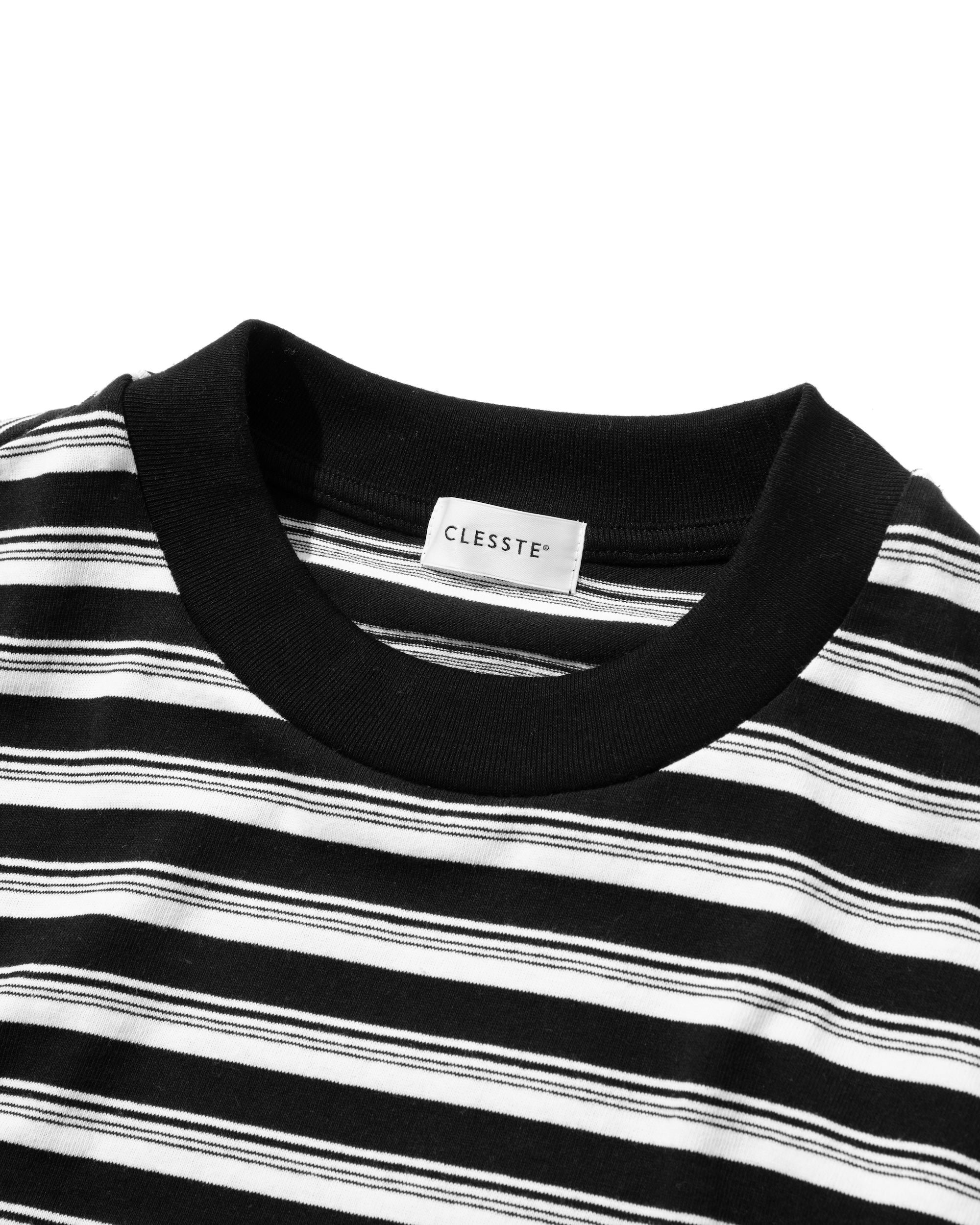 トップス clesste STRIPED MASSIVE L/S T-SHIRT CLESSTE - Striped Massive Short Sleeve T-shirt With