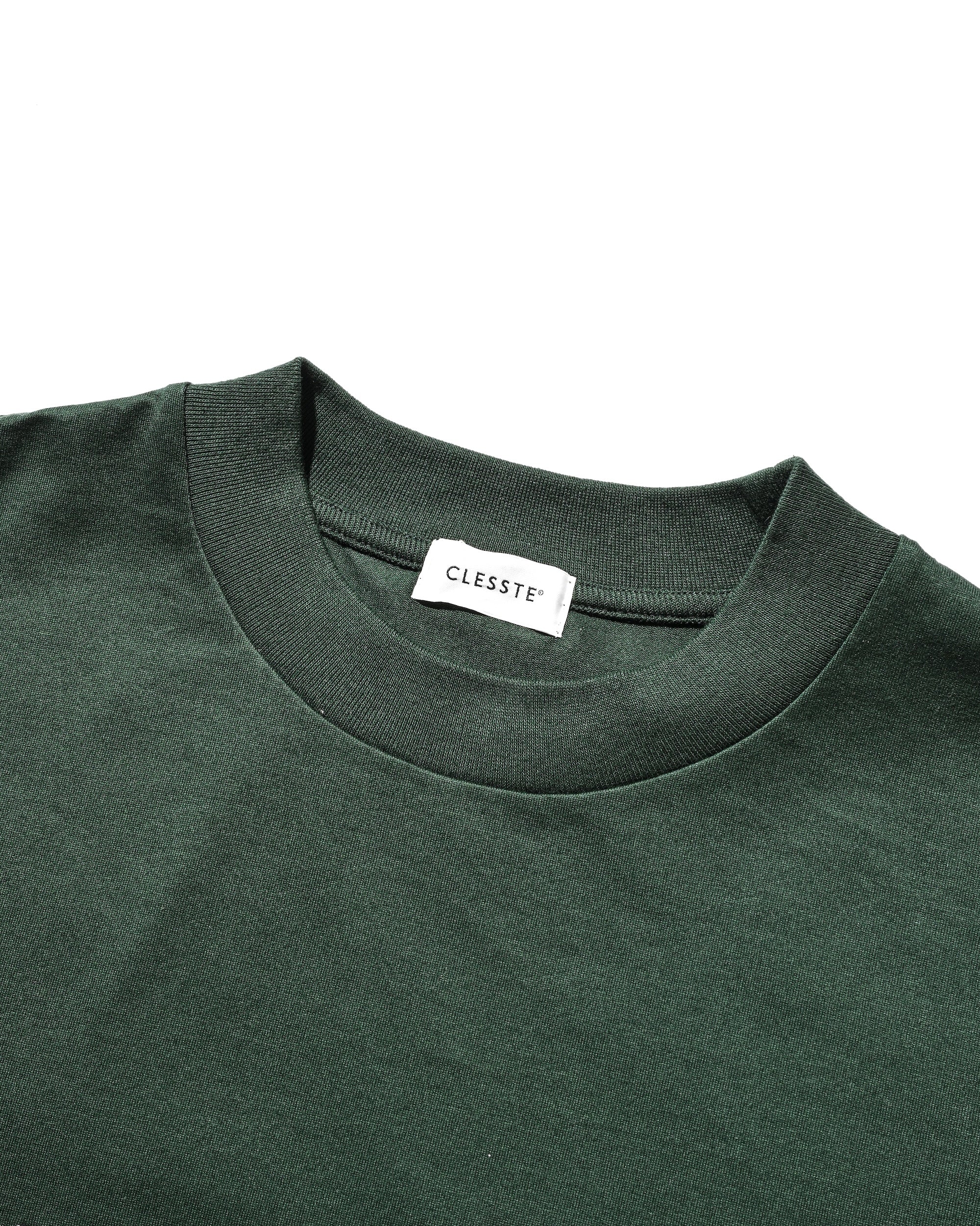 【8.23 SAT 20:00- IN STOCK】ENBROIDERY MASSIVE T-SHIRT WITH DRAWSTRINGS (GREEN)