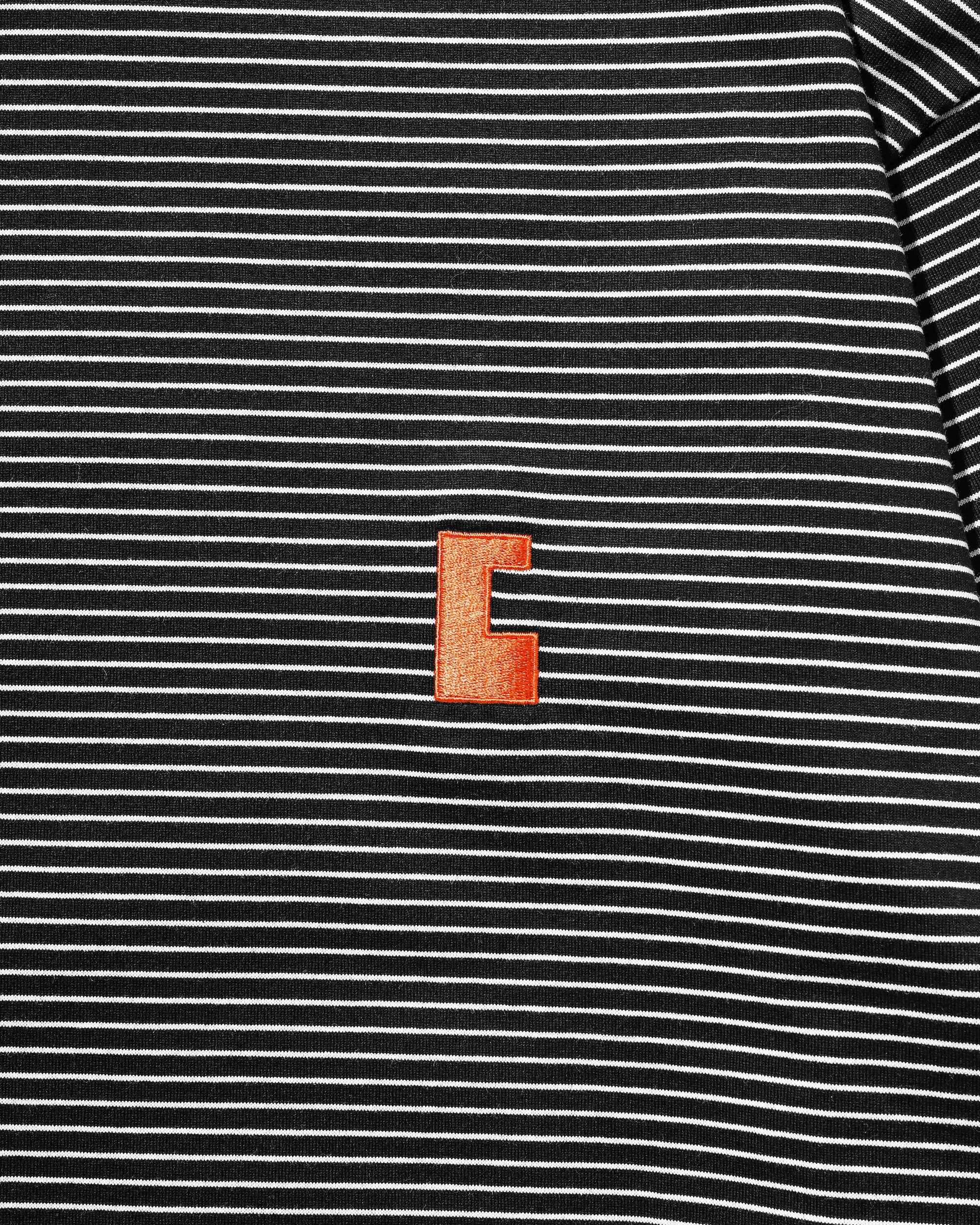 【2.28 SAT 20:00- IN STOCK】"C×CONCEPT" STRIPED L/S T-SHIRT WITH DRAWSTRINGS (BLACK×WHITE)