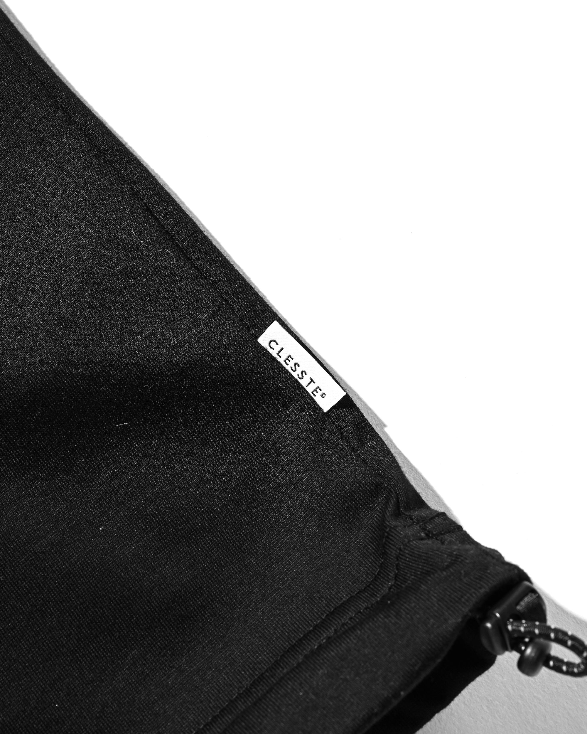 【8.23 SAT 20:00- IN STOCK】ENBROIDERY MASSIVE T-SHIRT WITH DRAWSTRINGS (BLACK)