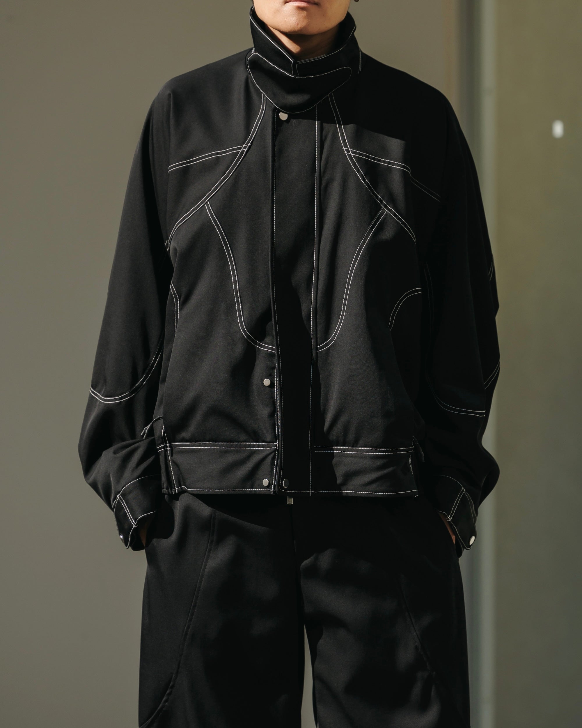 【9.14 SAT 20:00- IN STOCK】WOOL GABARDINE FUTURE JACKET