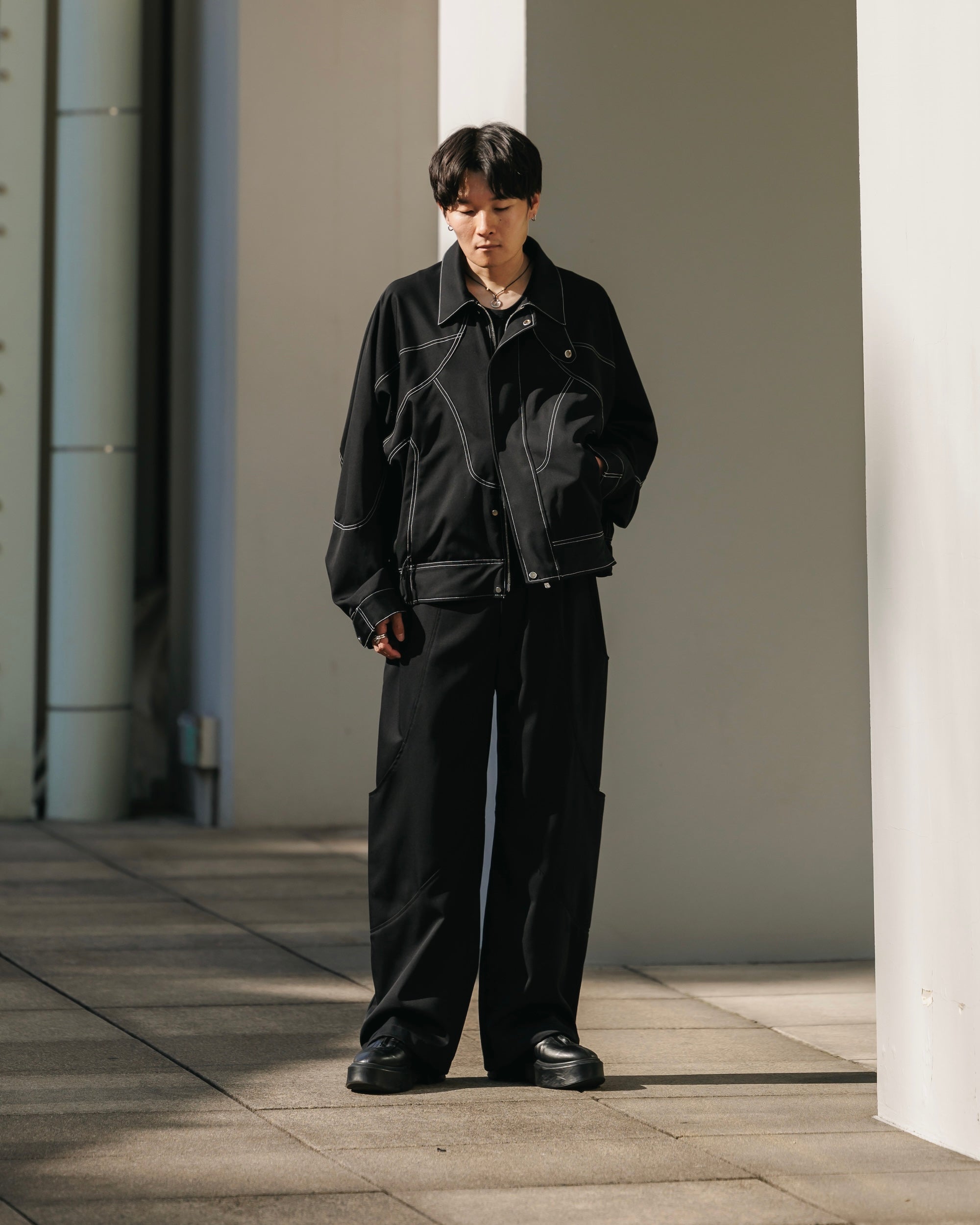 【9.14 SAT 20:00- IN STOCK】WOOL GABARDINE FUTURE PANTS