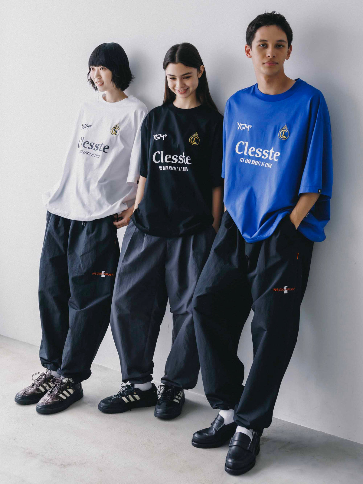 【10.4 SUN 20:00- IN STOCK】【LIMITED】 “YES GOOD MARKET" CITY S/S GAME T-SHIRT WITH DRAWSTRINGS (BLUE)