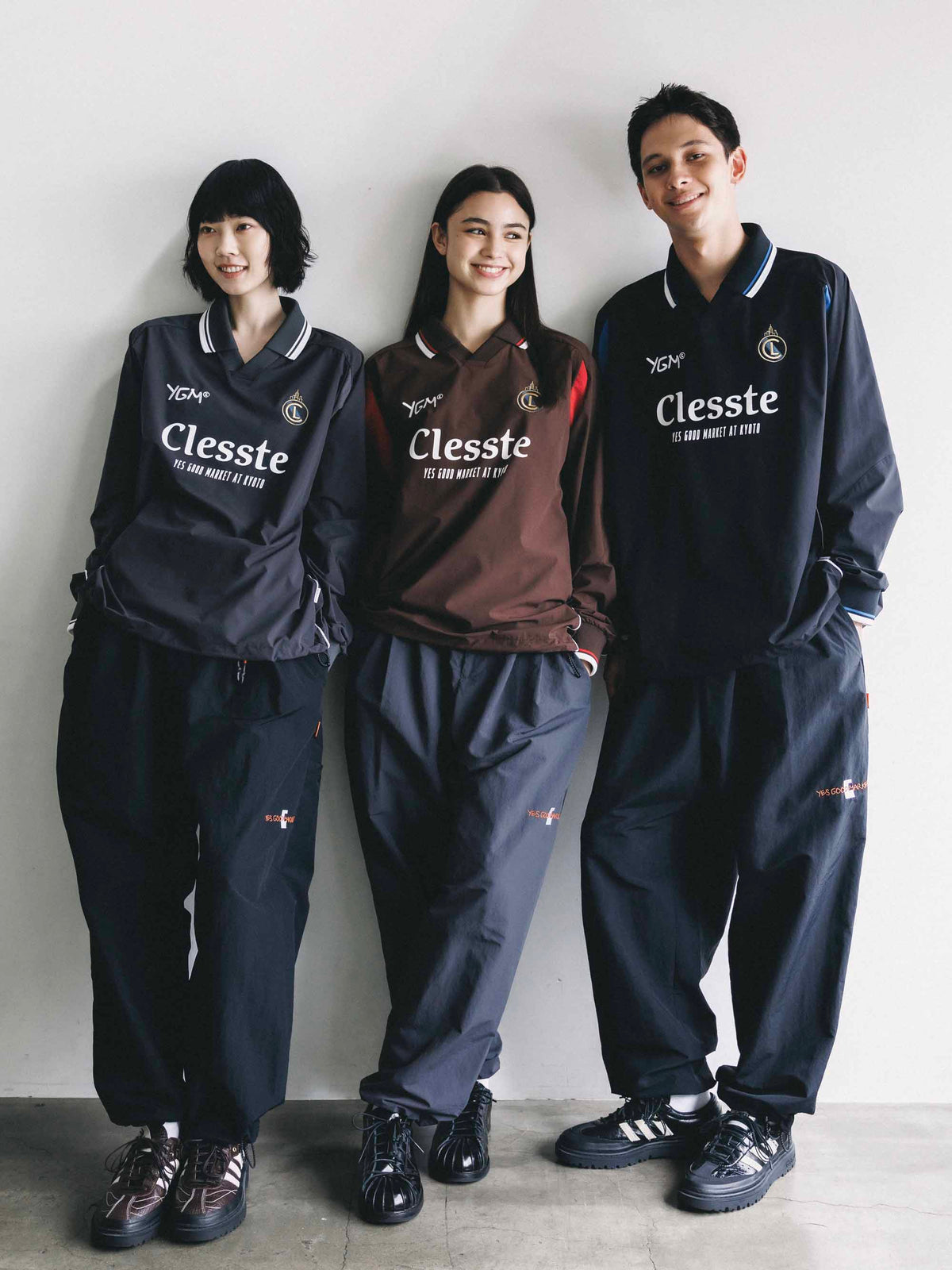 【10.4 SUN 20:00- IN STOCK】【LIMITED】 “YES GOOD MARKET" ACTIVE CITY L/S GAME SHIRT (BLACK)