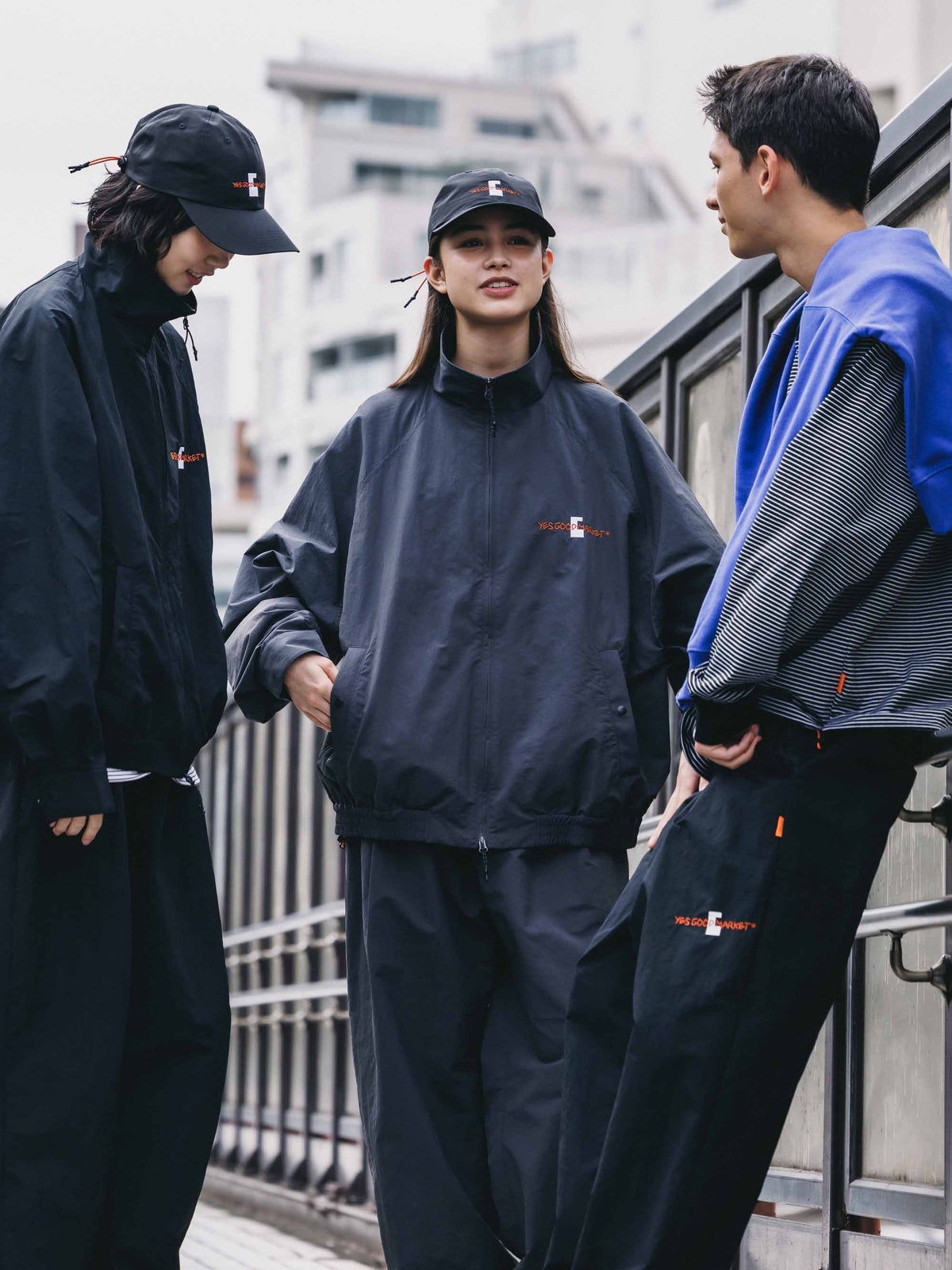 【10.4 SUN 20:00- IN STOCK】【LIMITED】 “C×YES GOOD MARKET" ACTIVE CITY UNIFORM WIDE TAPERED PANTS (GRAY)