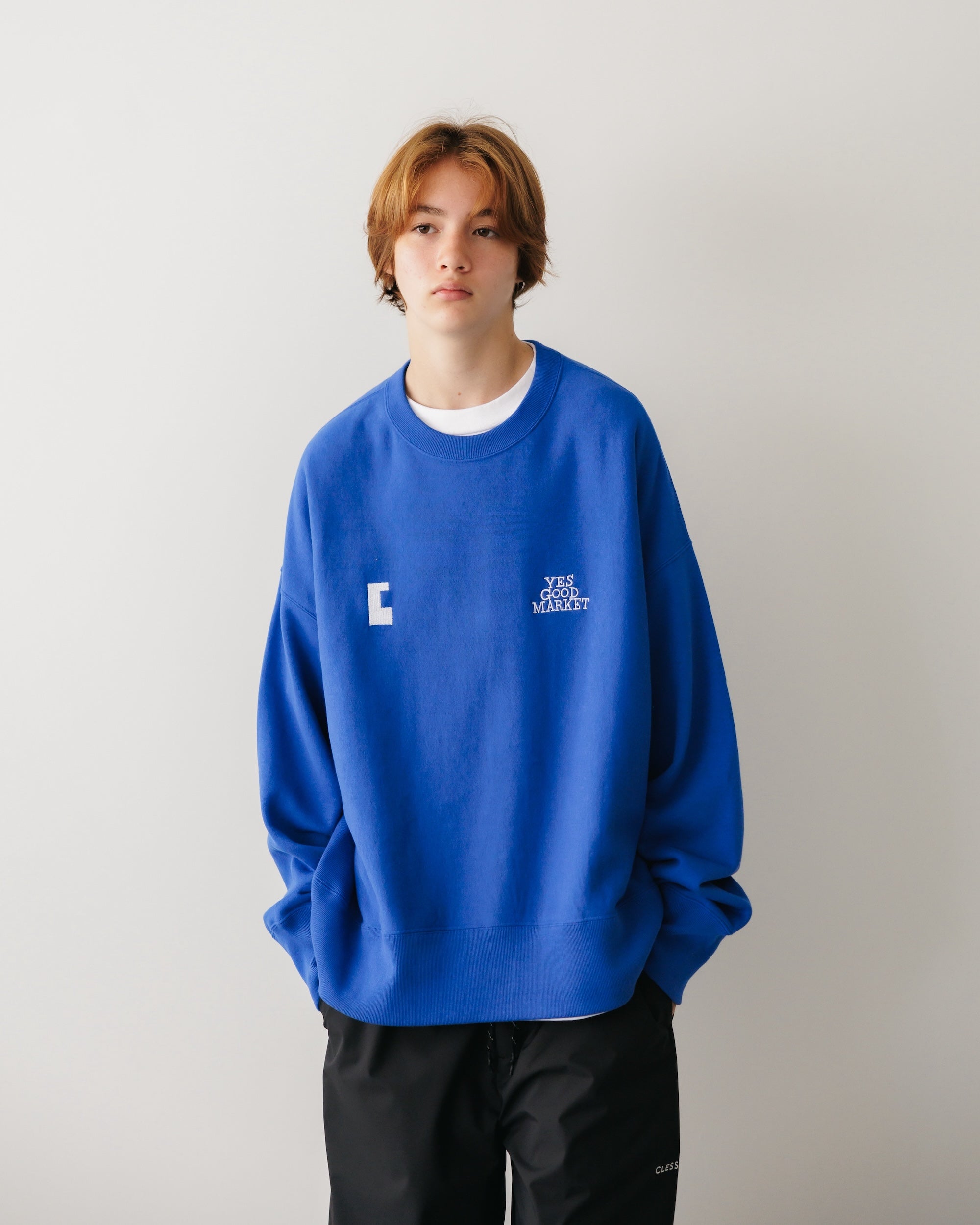 【9.8 SUN 20:00- IN STOCK】LOOP WHEEL SWEATSHIRT FOR YES GOOD MARKET