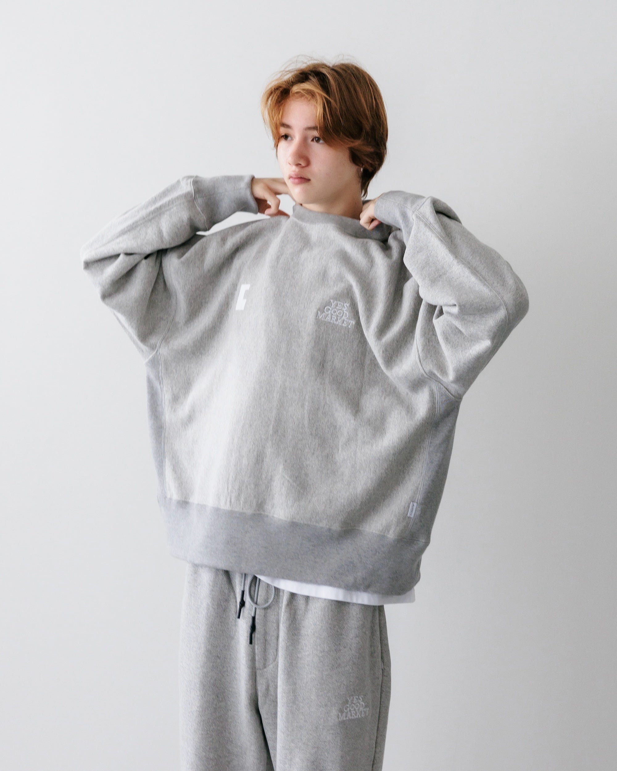 【9.8 SUN 20:00- IN STOCK】LOOP WHEEL SWEATSHIRT FOR YES GOOD MARKET