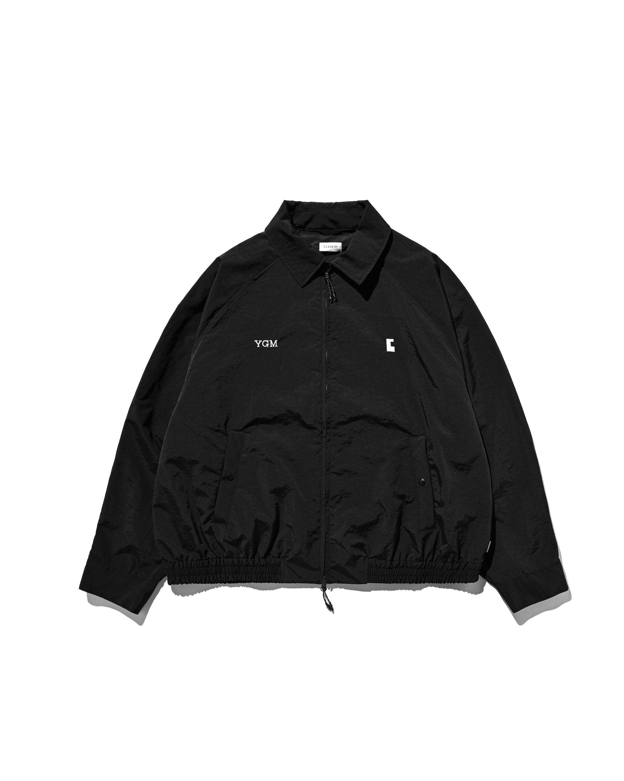【10.15 WED 20:00- IN STOCK】WATER REPELLENT NYLON CITY UNIFORM UTILITY JACKET FOR YGM (BLACK×WHITE)