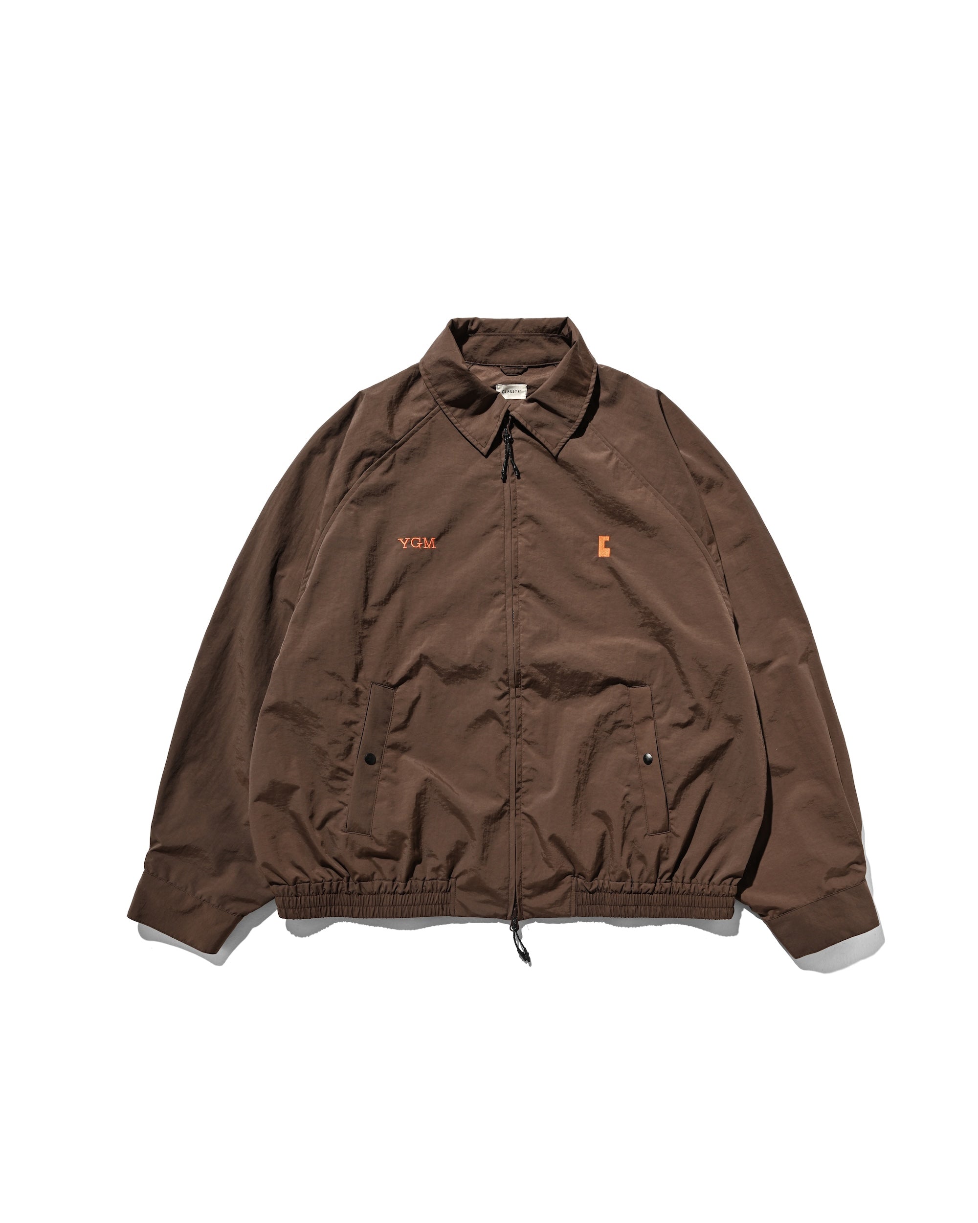 【10.15 WED 20:00- IN STOCK】WATER REPELLENT NYLON CITY UNIFORM UTILITY JACKET FOR YGM (BROWN×ORANGE)