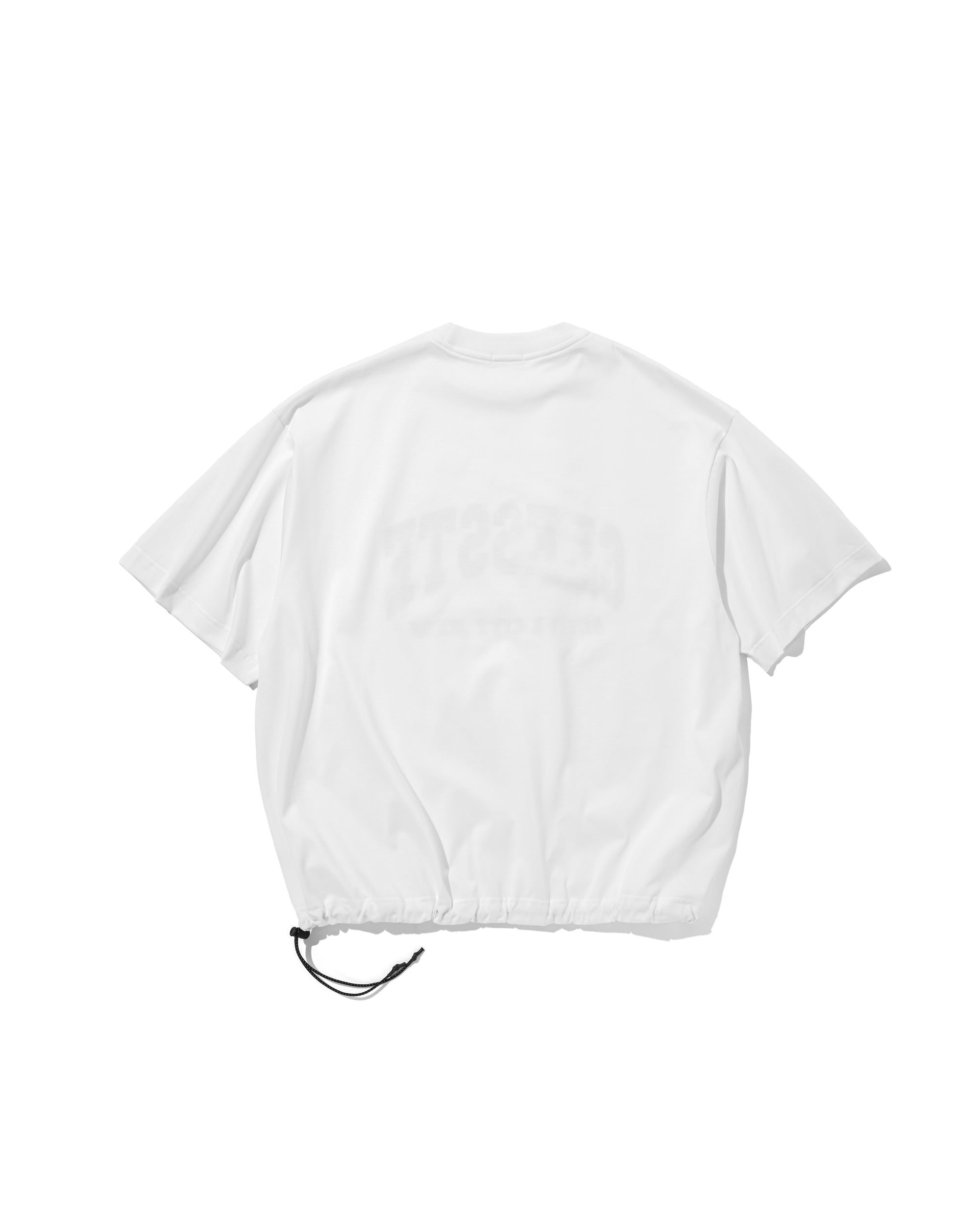 【7.17 WED 20:00- IN STOCK】“COLLEGE LOGO” MASSIVE T-SHIRT WITH DRAWSTRINGS.