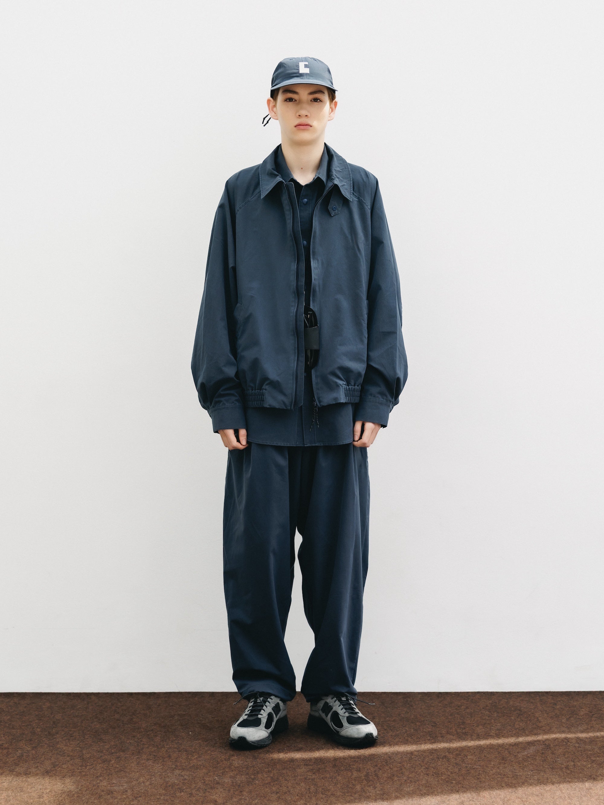 VINTAGE EFFECT COOLDOTS® CITY UTILITY JACKET (NAVY)