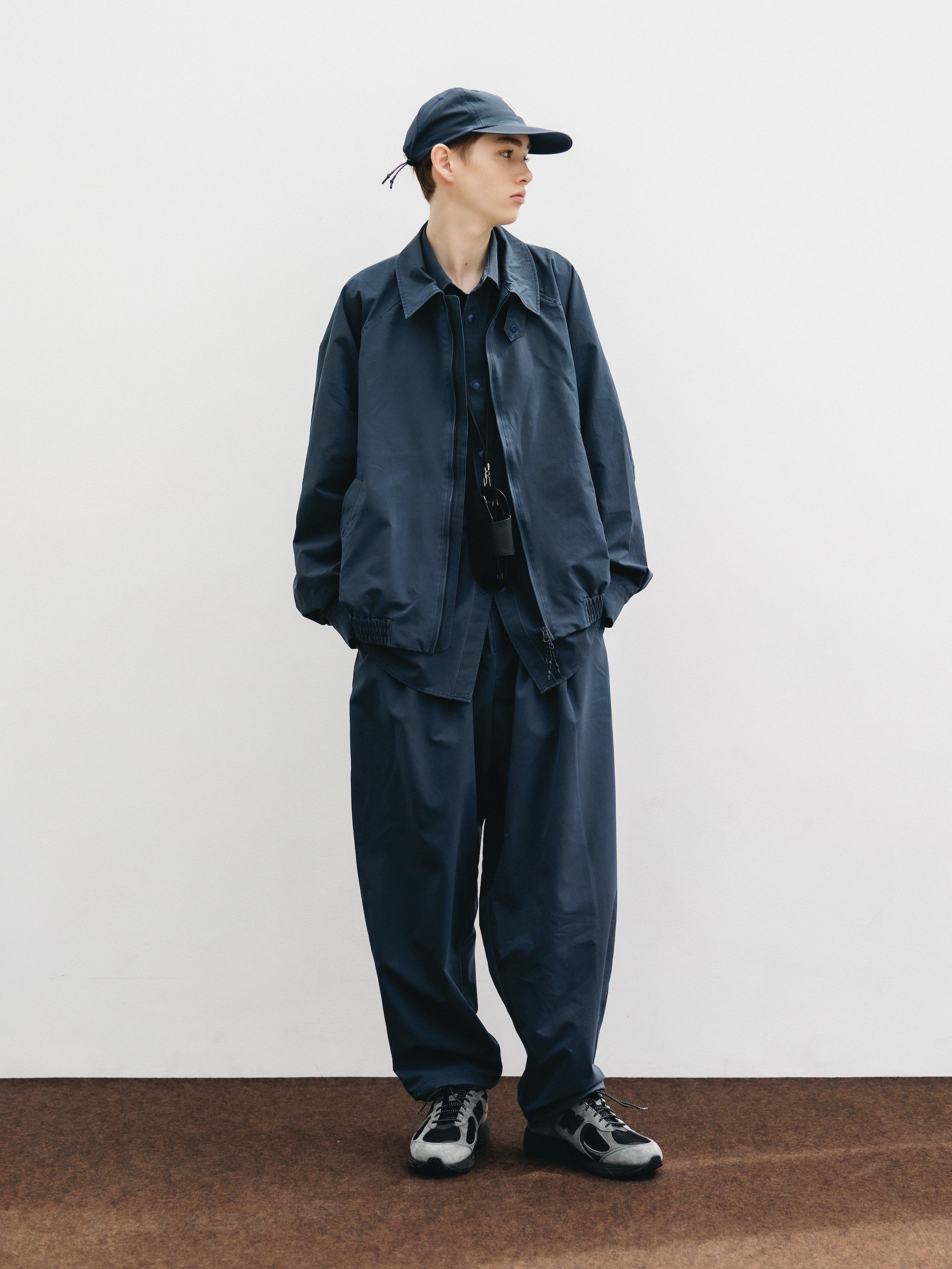 VINTAGE EFFECT COOLDOTS® CITY UTILITY JACKET (NAVY)