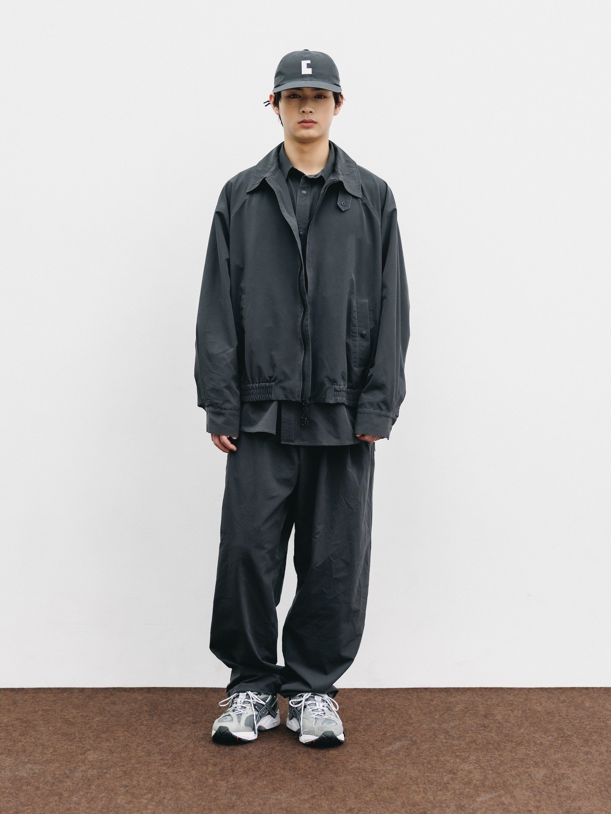 VINTAGE EFFECT COOLDOTS® CITY UNIFORM WIDE TAPERED PANTS (BLACK)
