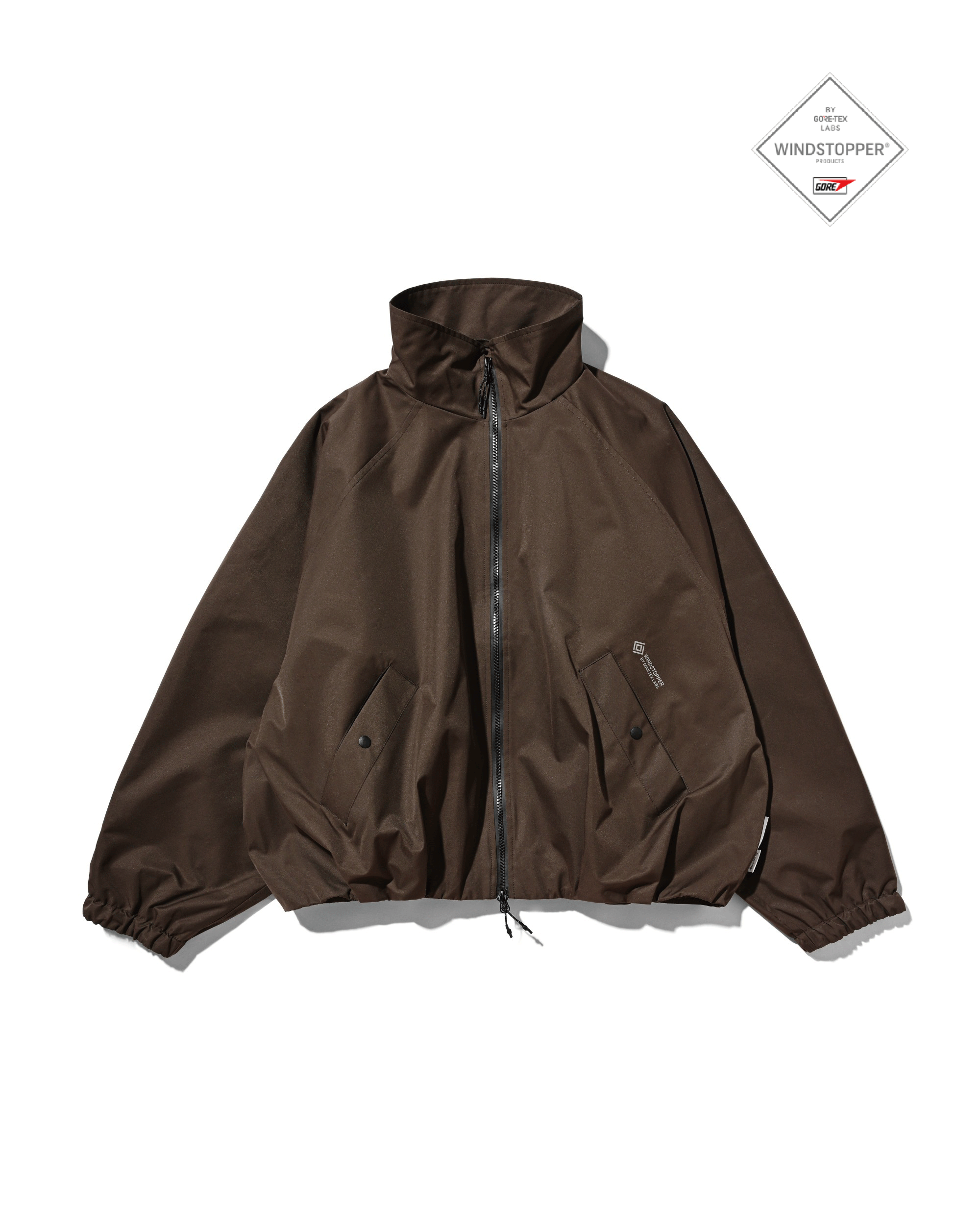 【10.17 SAT 20:00- IN STOCK】 +phenix WINDSTOPPER® by GORE-TEX LABS TWILL CITY STAND BALLOON UTILITY JACKET (URBAN BROWN)