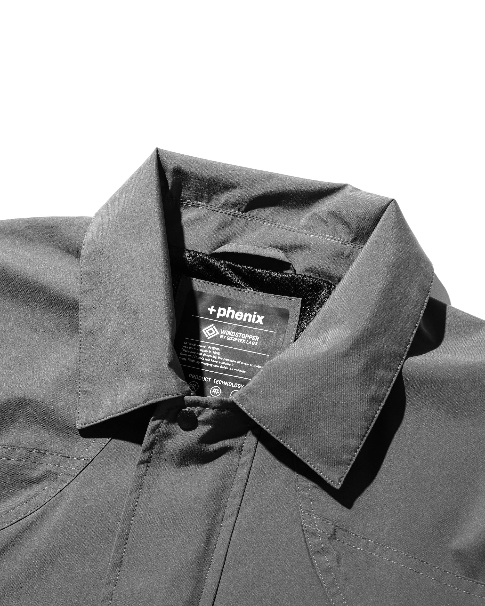 +phenix WINDSTOPPER® by GORE-TEX LABS FUTURE JACKET (GRAPHAITE GRAY)