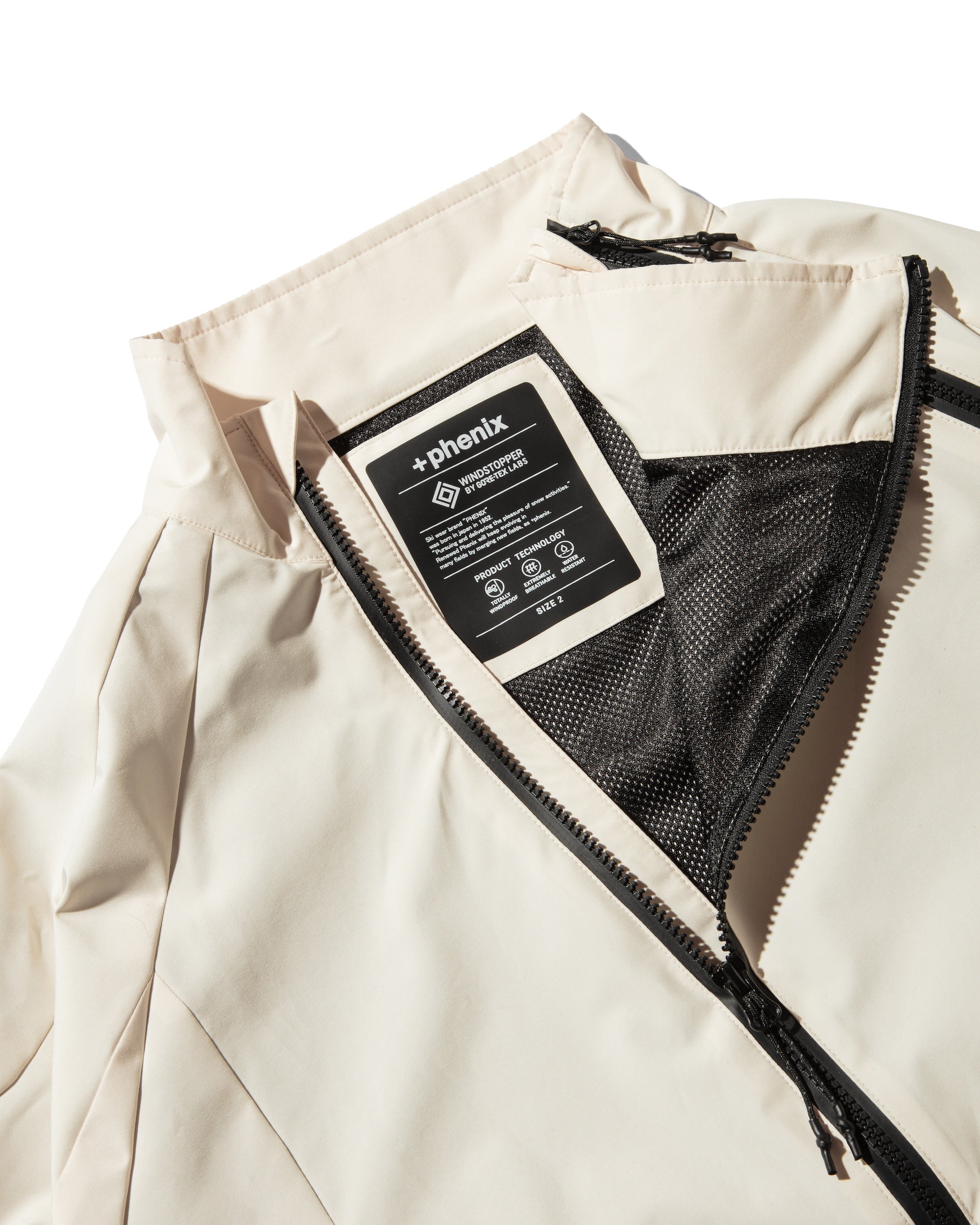 【3.12 WED 20:00- IN STOCK】+phenix WINDSTOPPER® by GORE-TEX LABS CITY SIDEWINDER JACKET (PURE IVORY)