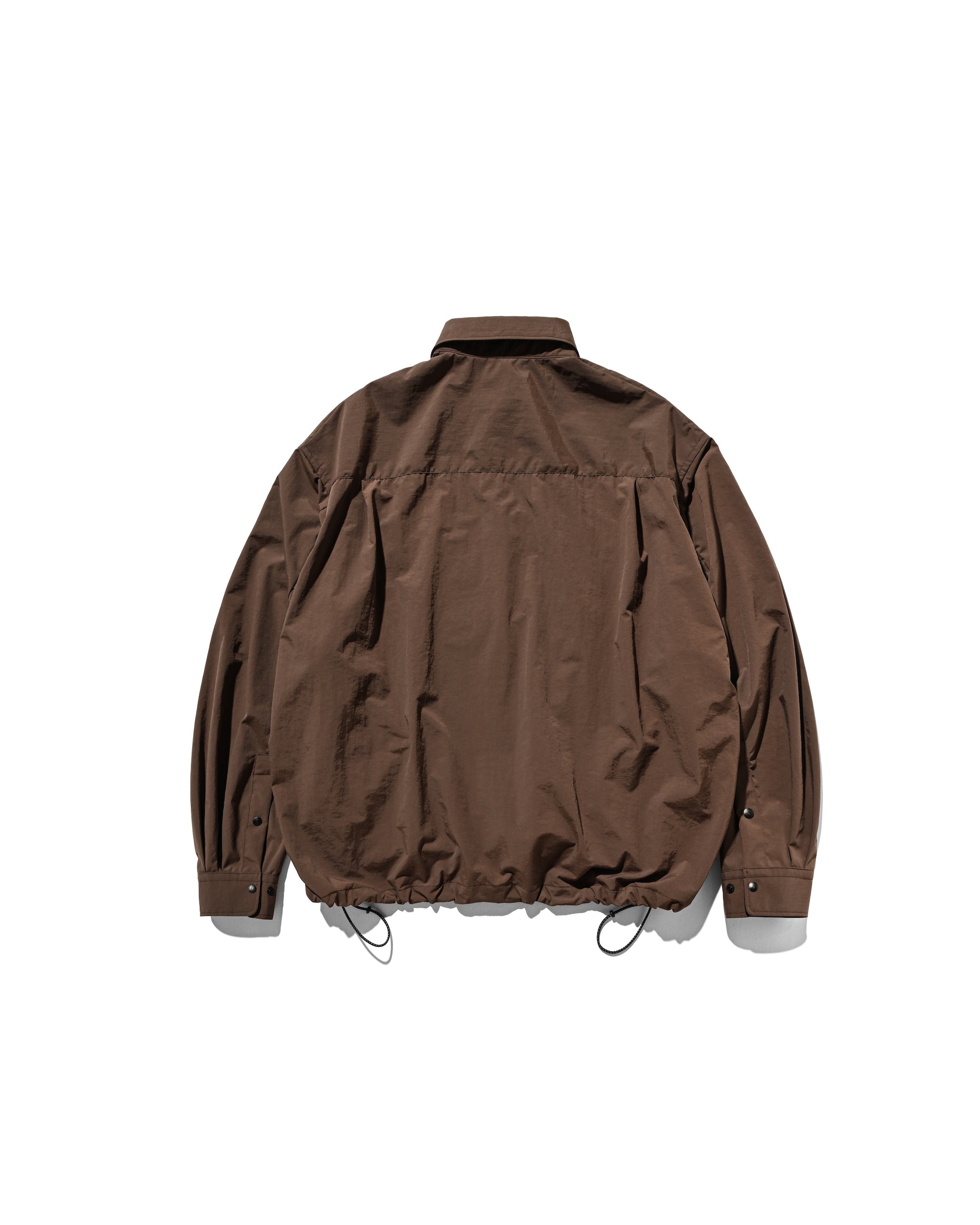 【10.15 WED 20:00- IN STOCK】WATER REPELLENT NYLON CITY UNIFORM L/S PULLOVER SHIRT FOR YGM (BROWN×ORANGE)
