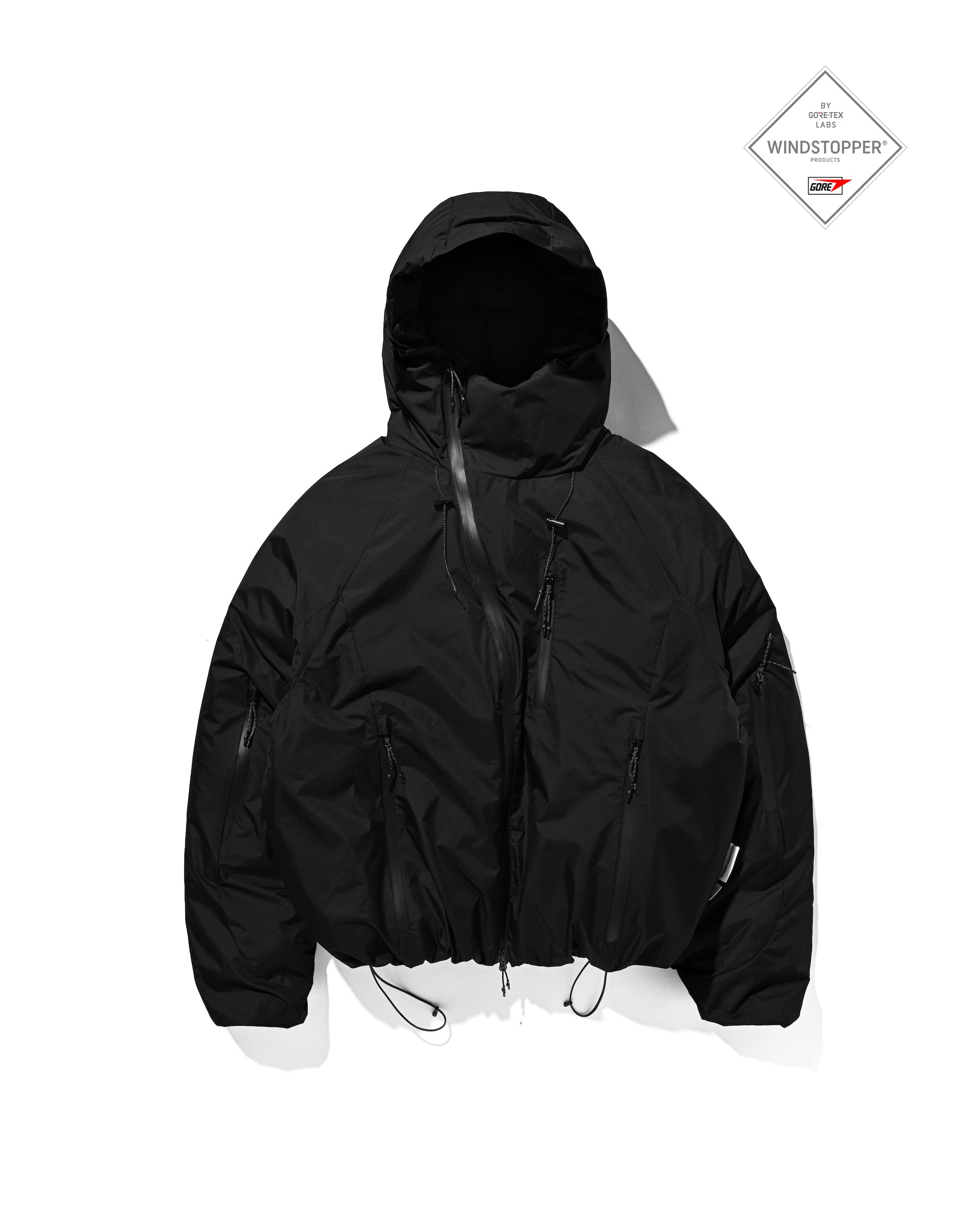 【12.20 SAT 20:00- IN STOCK】+phenix WINDSTOPPER® by GORE-TEX LABS CITY PUFFER JACKET (BLACK)