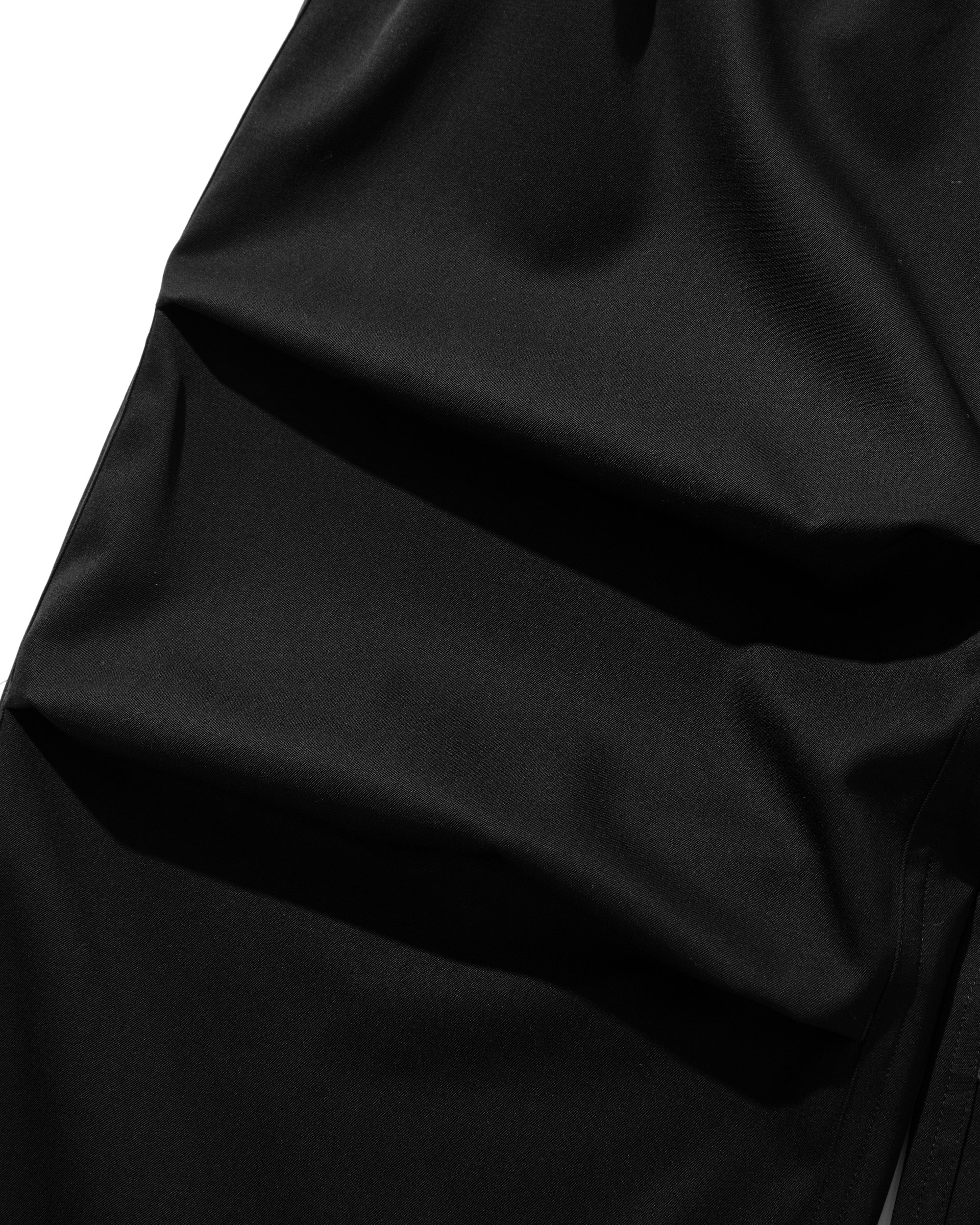 WOOL GABARDINE CITY OVER  PANTS (BLACK)